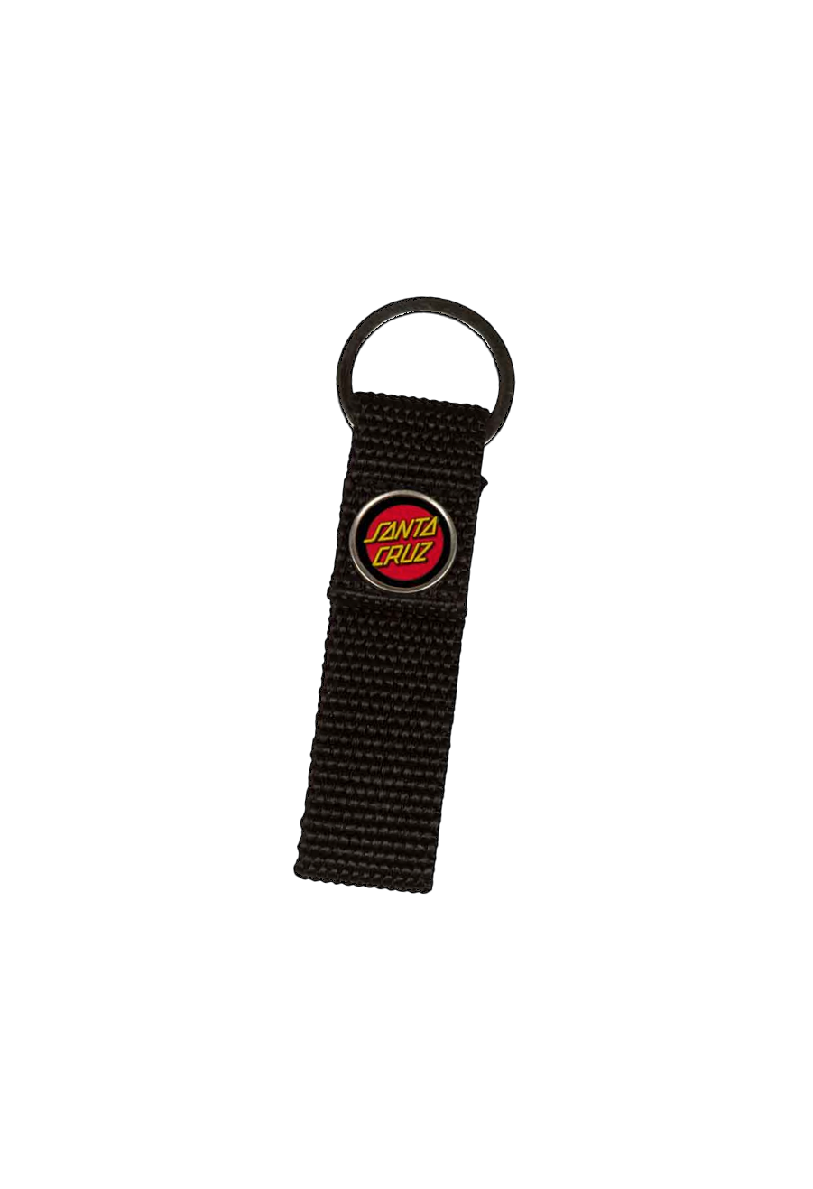 Santa Cruz Classic Dot Web Key Chain - Black 01.png
