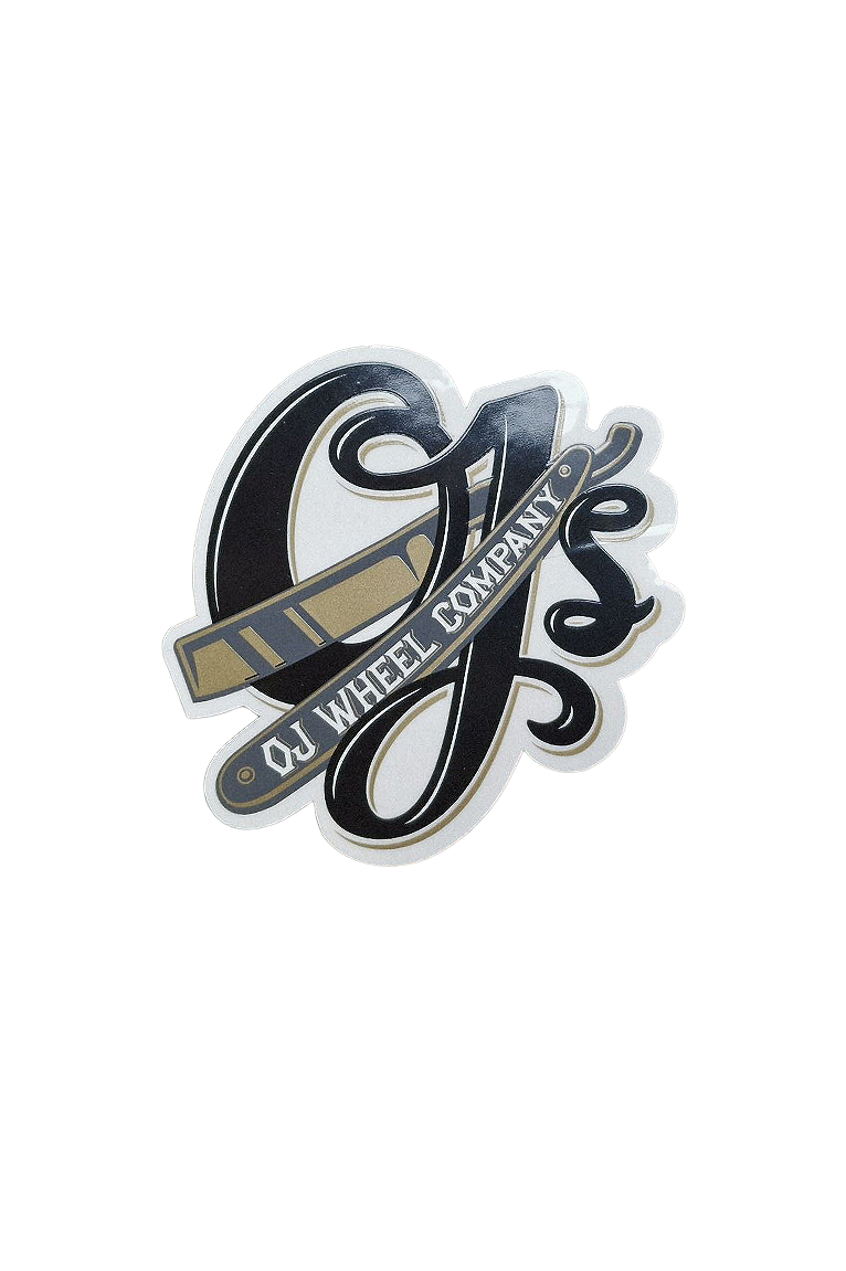 onyx origin - OJ's Wheels Script Skatebooard Sticker - Vinyl Sticker - BLK:BRZ - 00.png