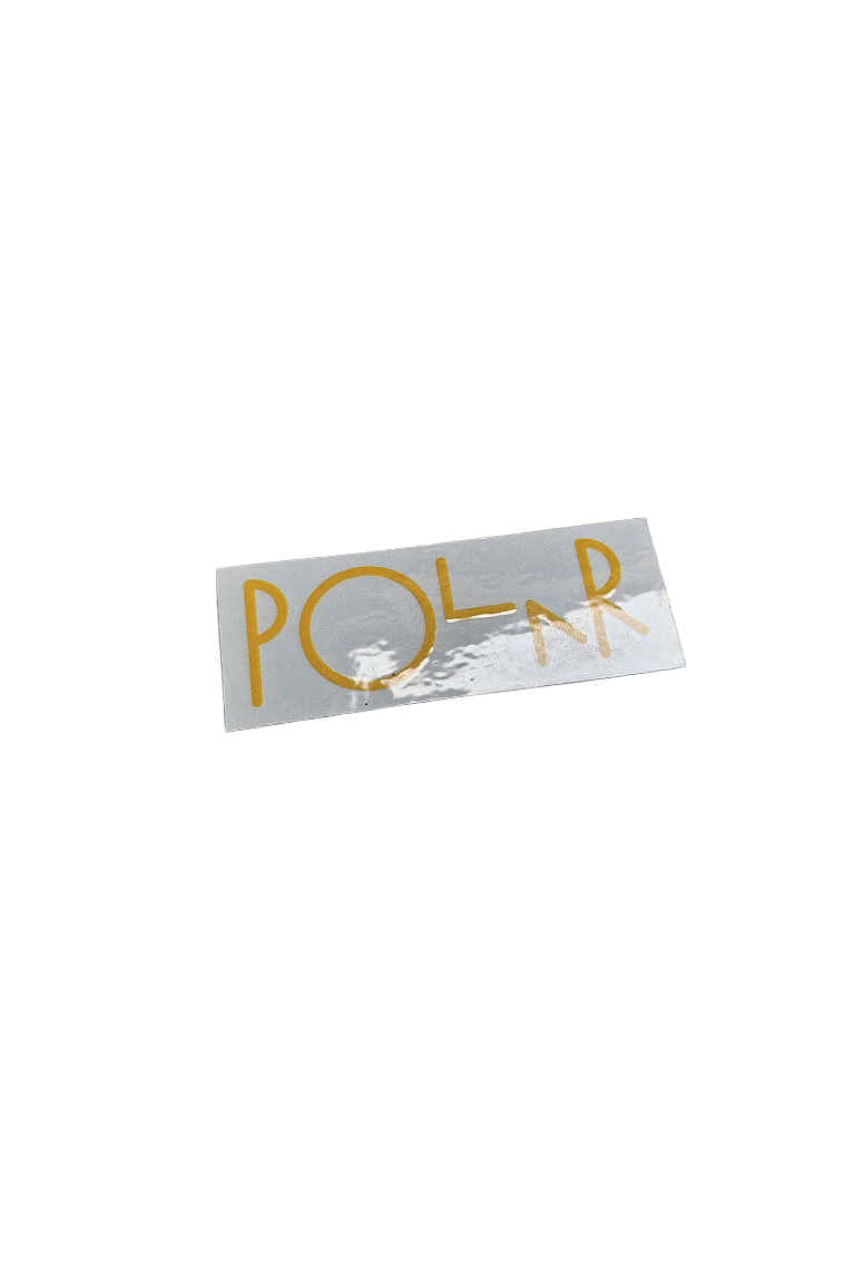 onyx origin - Polar Skateboards - Script Logo - YELLOW - 01.png