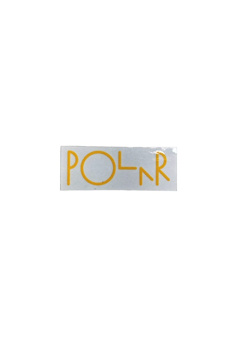 onyx origin - Polar Skateboards - Script Logo - YELLOW - 00.png