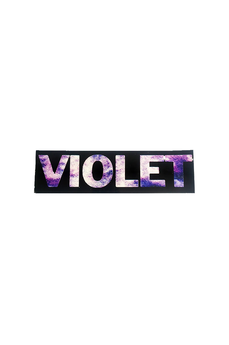Violet Skateboards Sticker