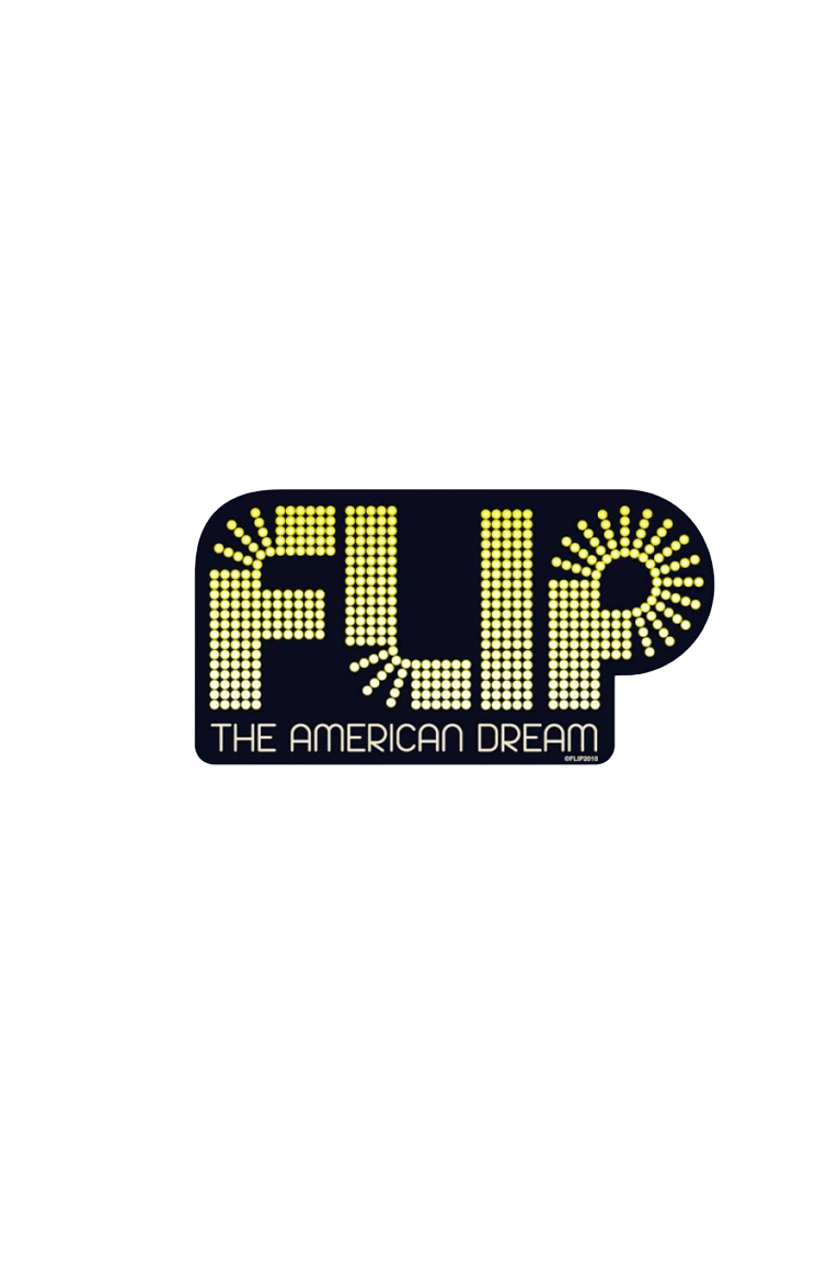 onyx origin - Flip Skateboards - American Dream - Vinyl Sticker - WHT:BLK - 00.png