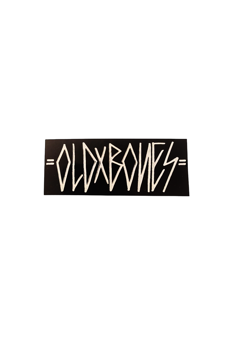 onyx origin - Old Bones Therapy - Skateboard Sticker - Vinyl Sticker - BLK:WHT - 00.png
