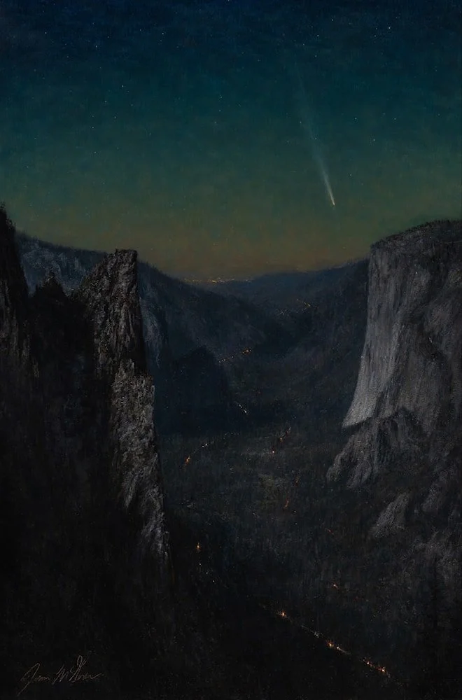 James McGrew, Comet A3 Over Yosemite