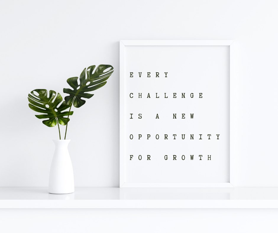 &quot;Every challenge is a new opportunity for growth&quot; 

Don't let any big or small challenge stop you, we need to remind ourselves that if we didn't have challenges, we would not grow. 

Just a friendly reminder 🤍