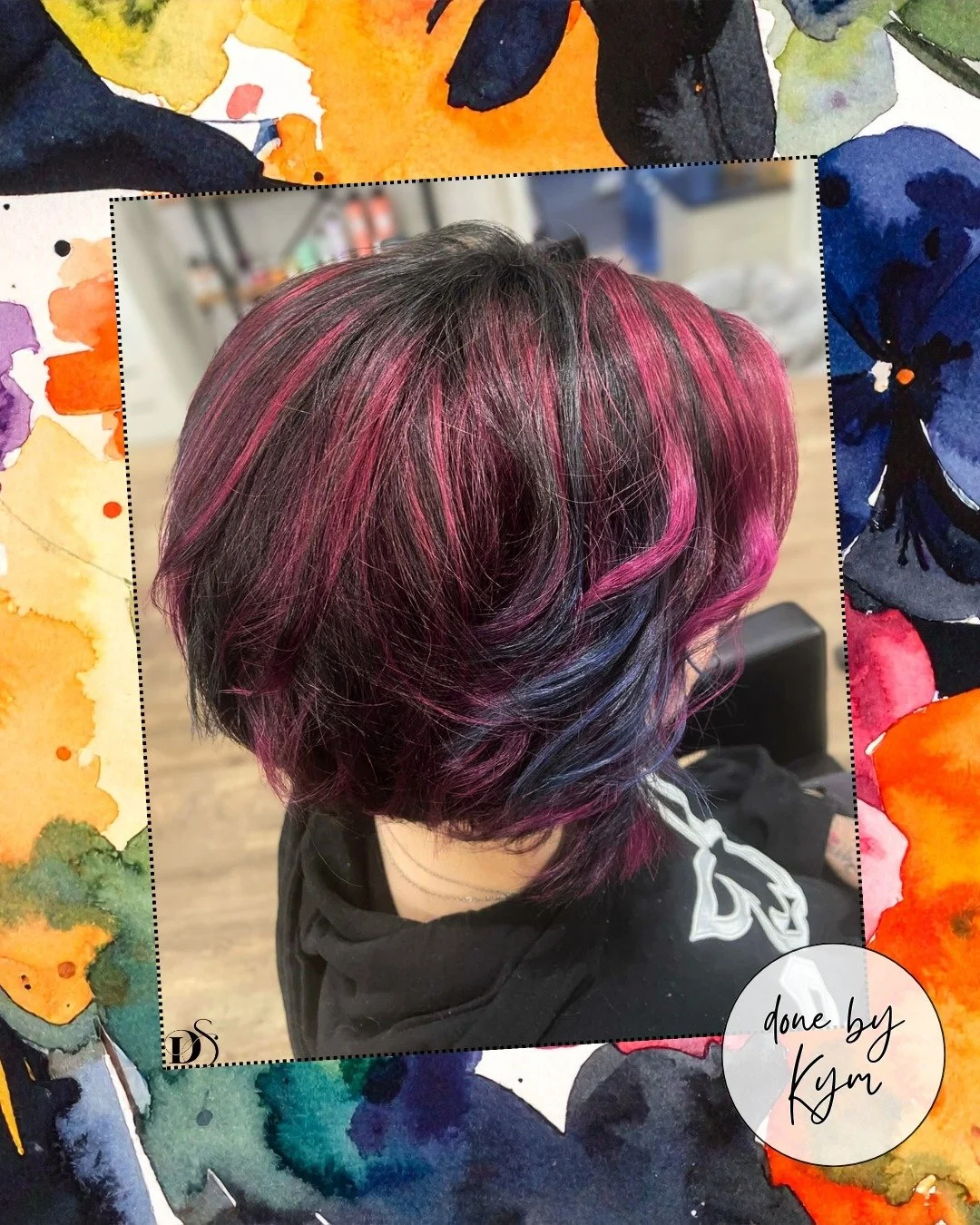 Loving the fun colours in this hair!

Done by Kym

Details Studio
5340 Rochdale Blvd 📍
(306) 924-4607 📞
www.detailsstudio.ca