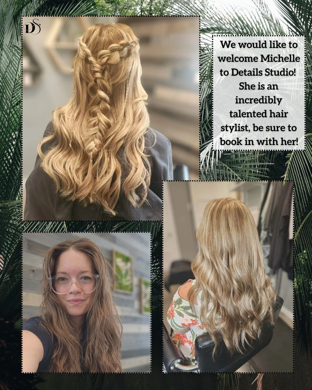 We have a wonderful hair stylist joining us, please welcome Michelle! ❤

Details Studio
5340 Rochdale Blvd 📍
(306) 924-4607 📞
www.detailsstudio.ca