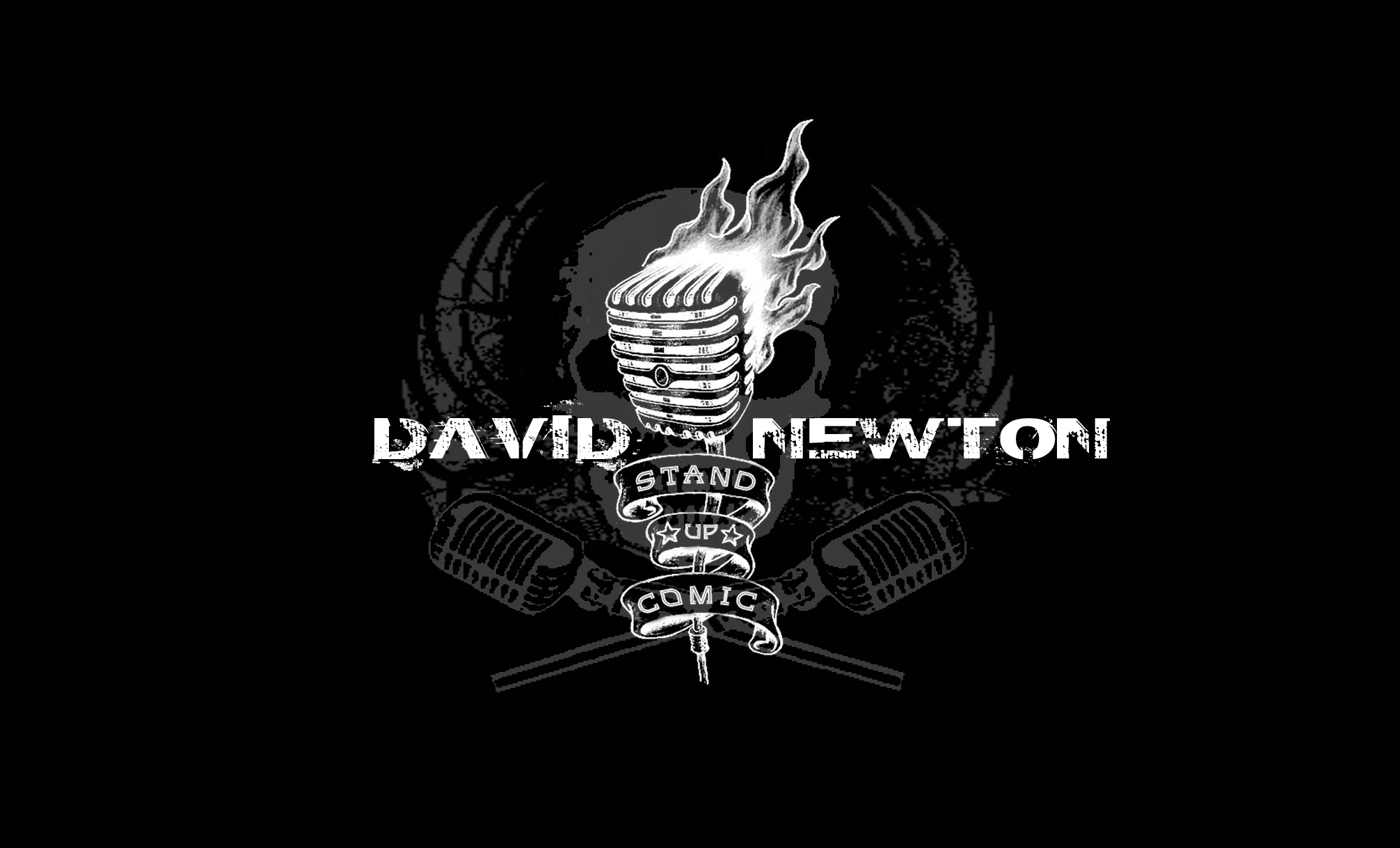 David Newton stand up comedy comedian logo black.jpg
