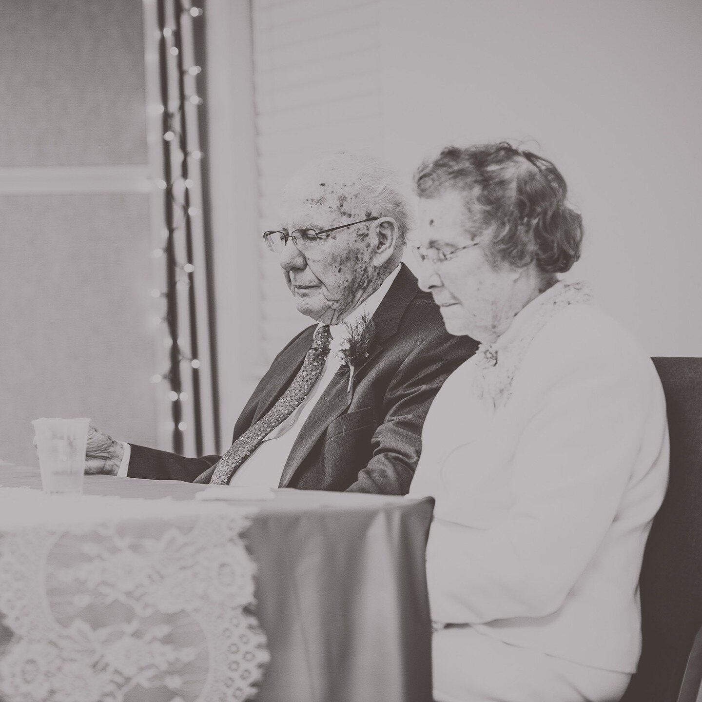 One of my favorite things to capture is when a newly married couple gets covered in prayer at a wedding. 

Yet, there was something even more powerful about marking this moment when this amazing couple paused to pray together before their 70th weddin