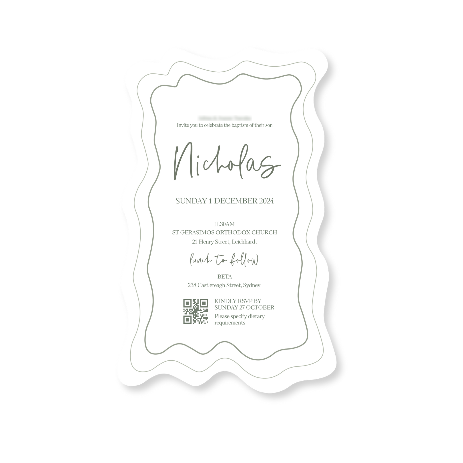 OLIVE GROVE BLESSING