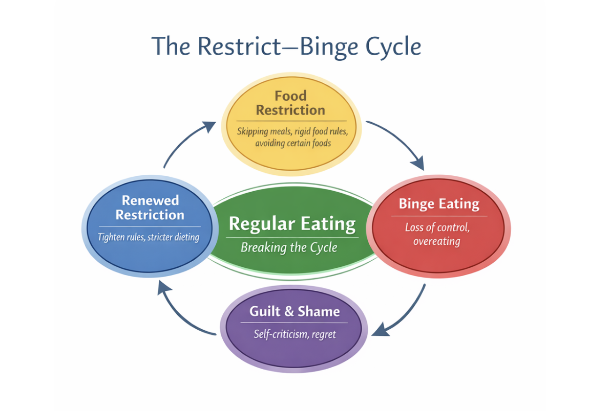 Food Restriction and Binge Eating: Breaking the Cycle