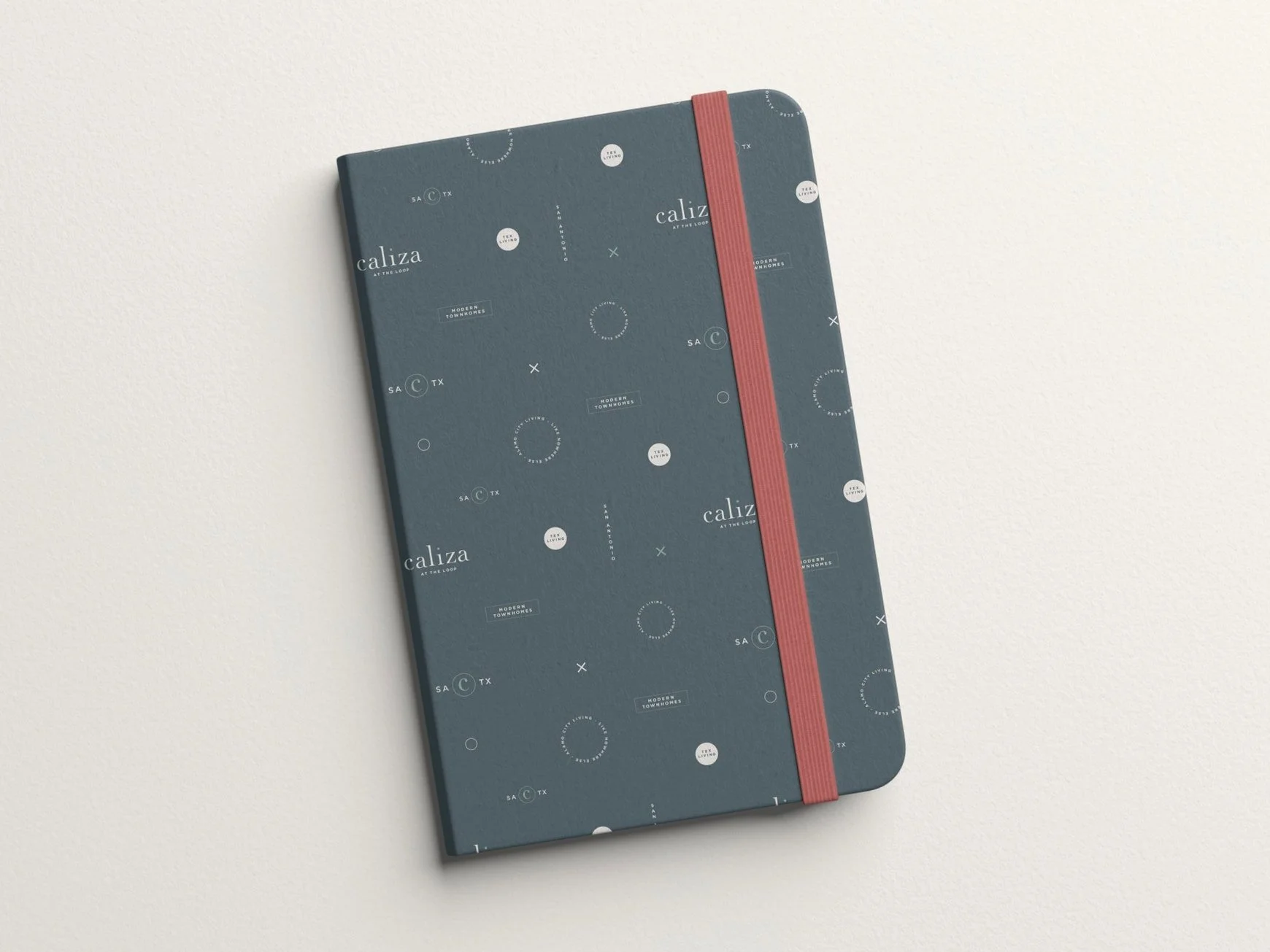 Caliza at The Loop notebook for prospect residents. 