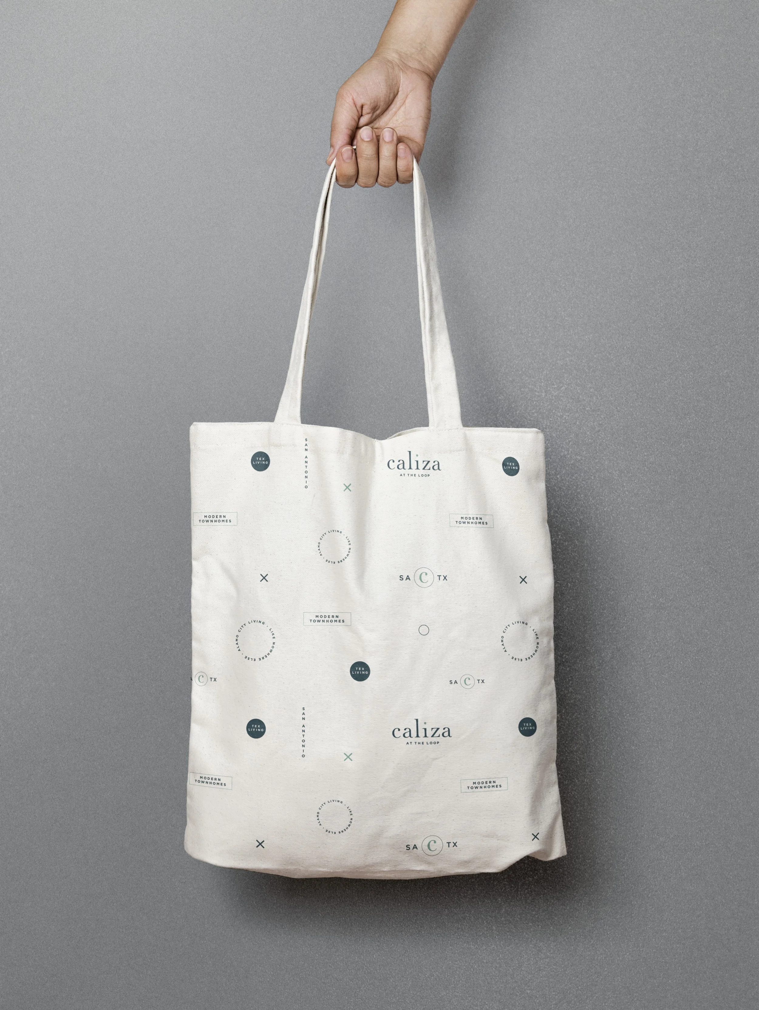 Company tote bag for prospect residents 