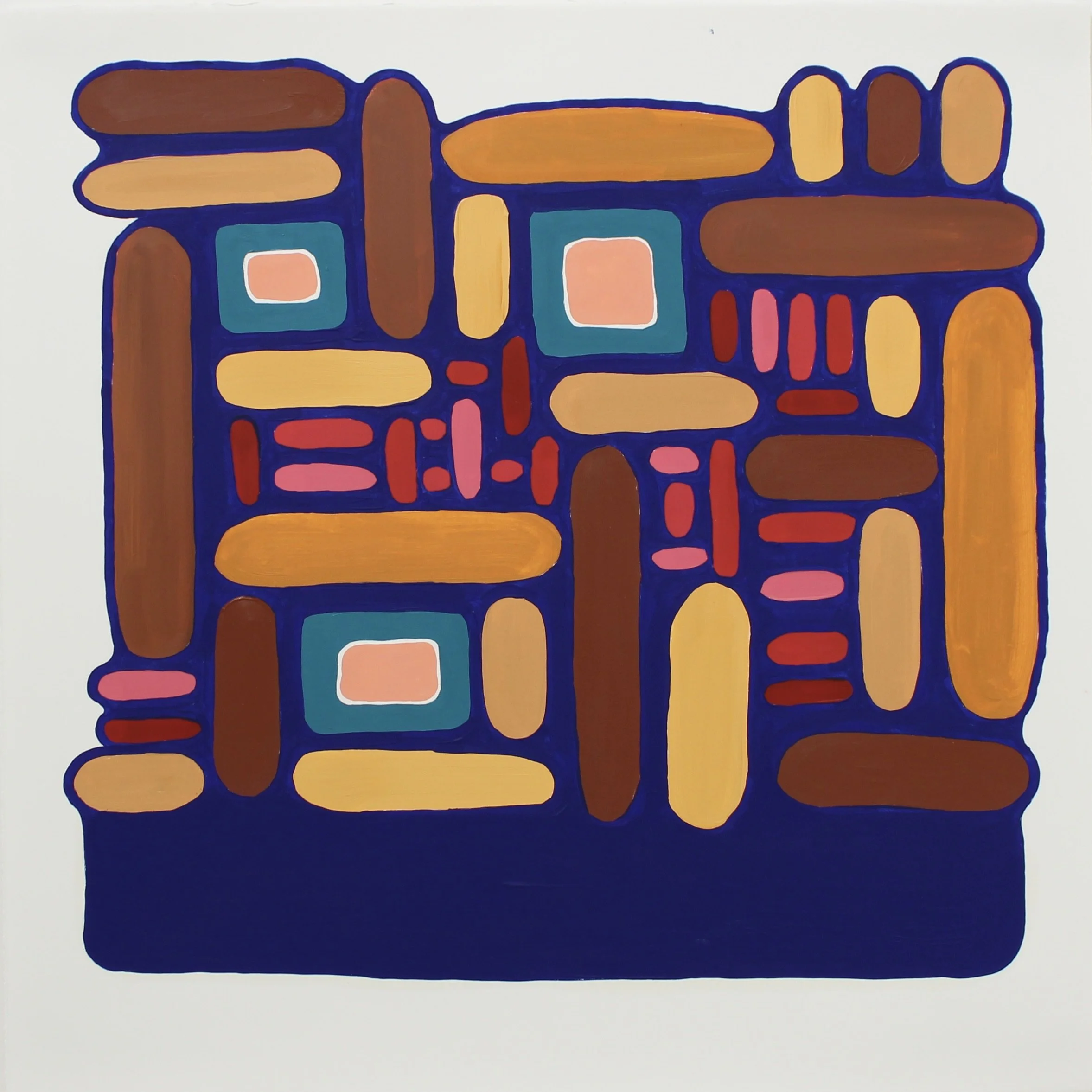 Vessel Memory, oil on printmaking paper
