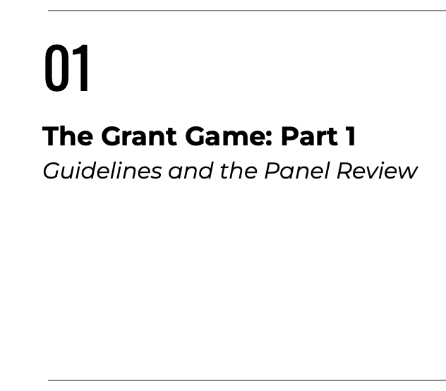 The Grant Game: Part 1