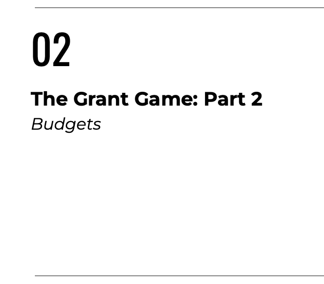 The Grant Game: Part 2