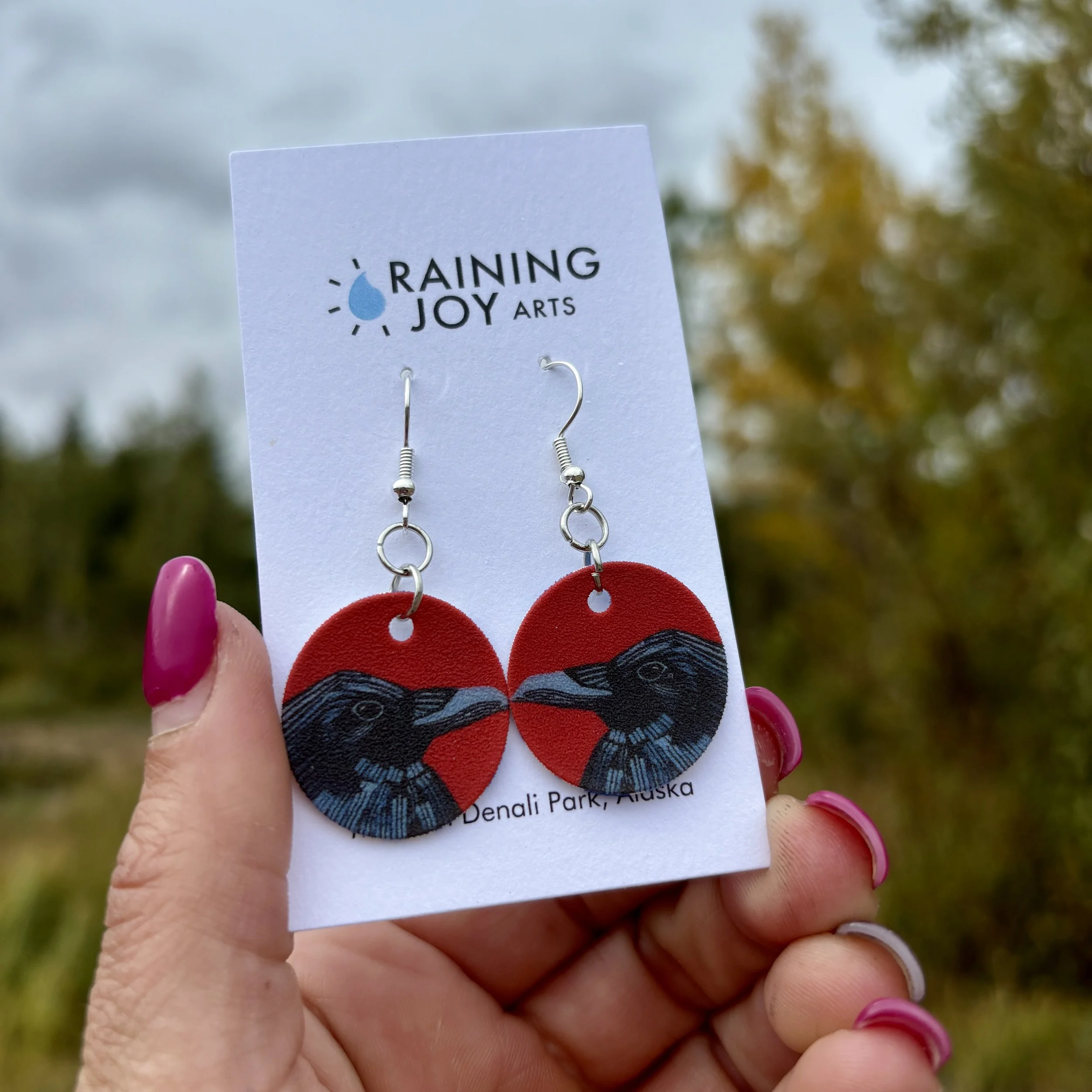 Raven Earrings