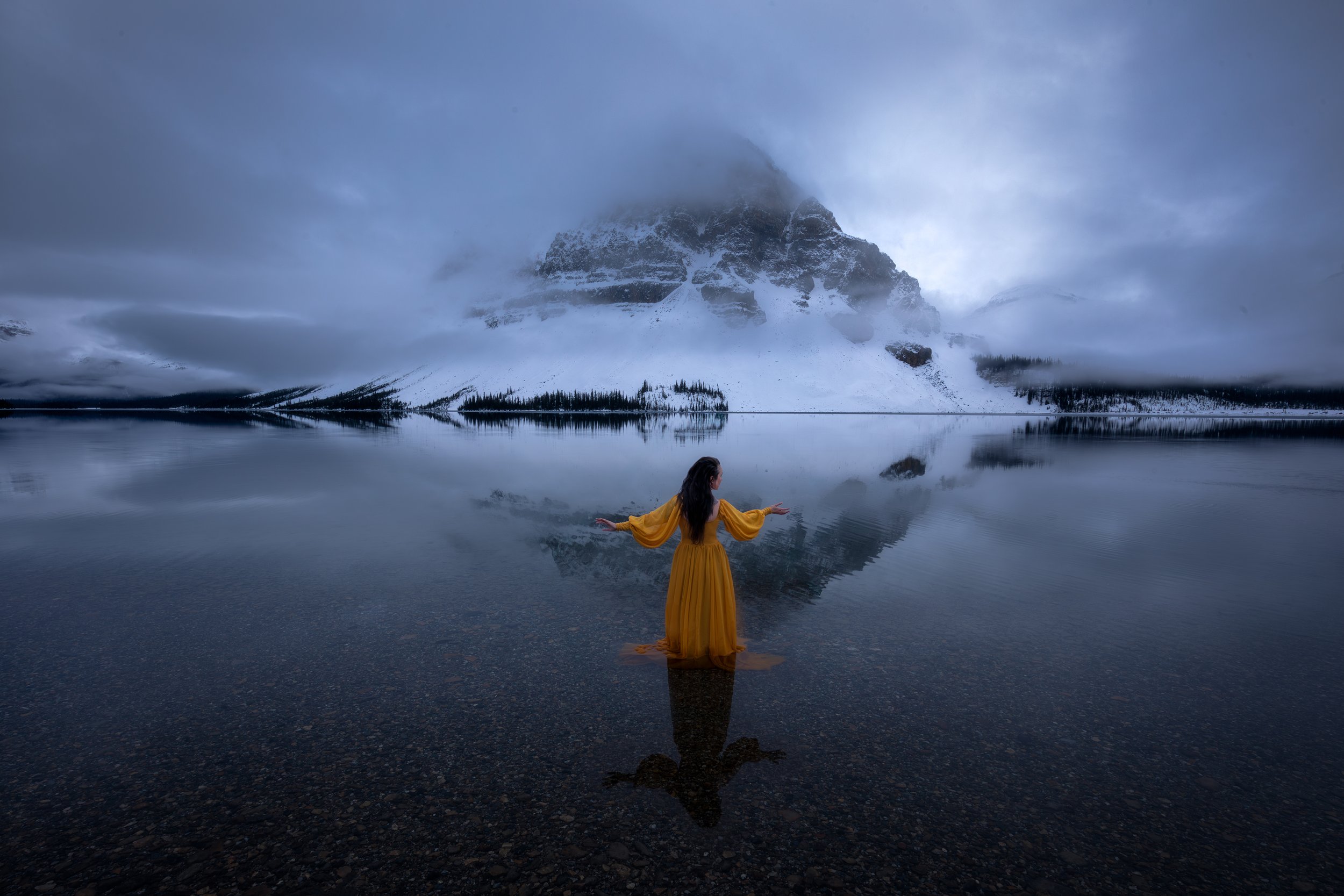 Frostbitten - Touched by the cold in a stark, beautiful way.  

November 2025