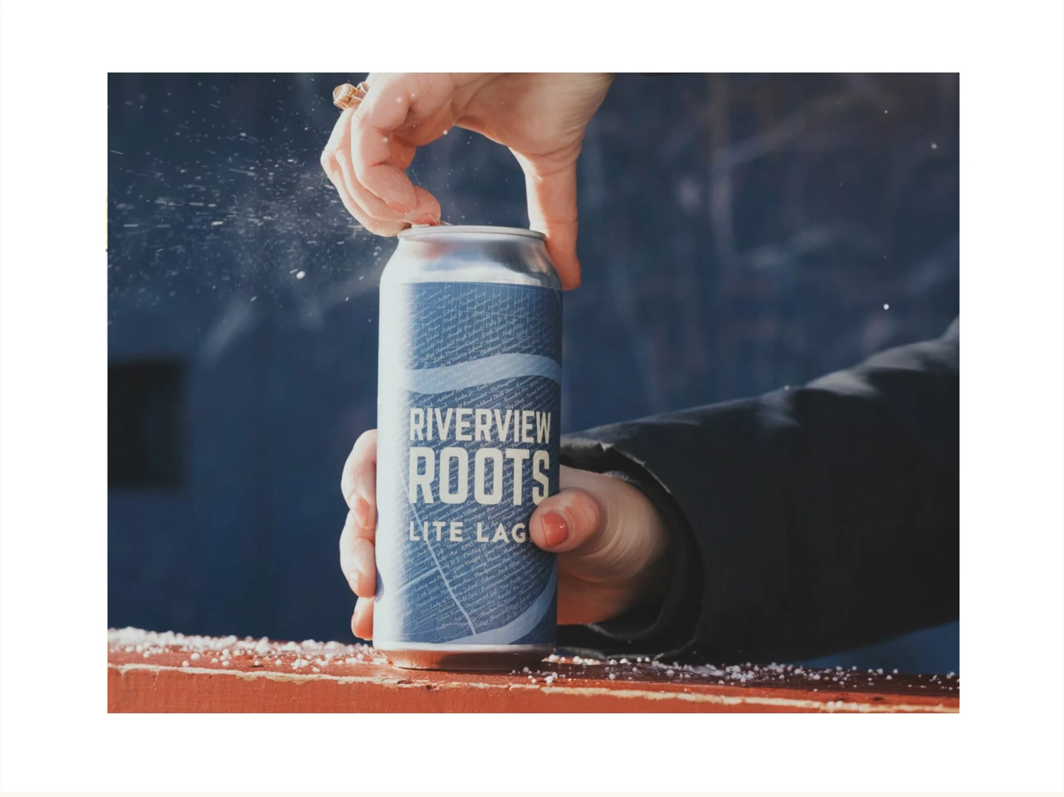 Design for Riverview Roots Lite Lager (Good Neighbour Brewing Company)