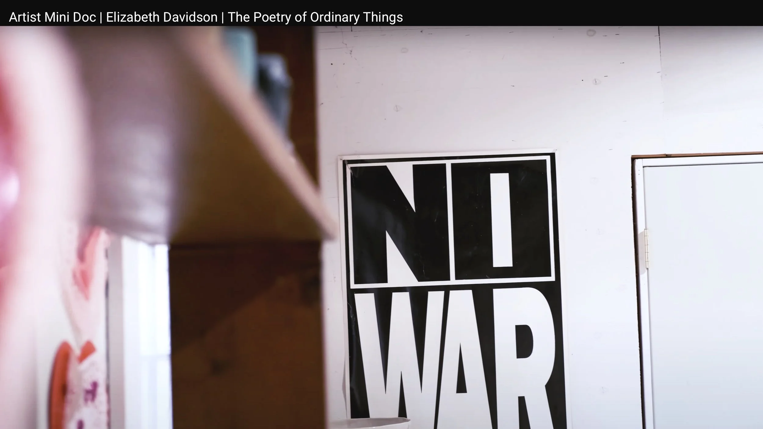Artist Mini Doc | Elizabeth Davidson | The Poetry of Ordinary Things