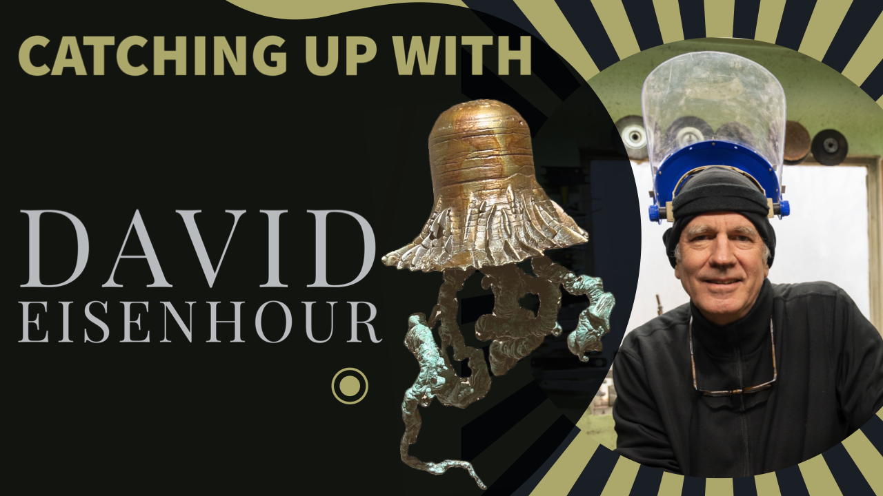 In this episode, we talk with sculptor David Eisenhour about his current and upcoming shows. We learn a little about his motivations behind creating his work, and we get a peek into how his work comes to life. (Premieres July 10, 2023)