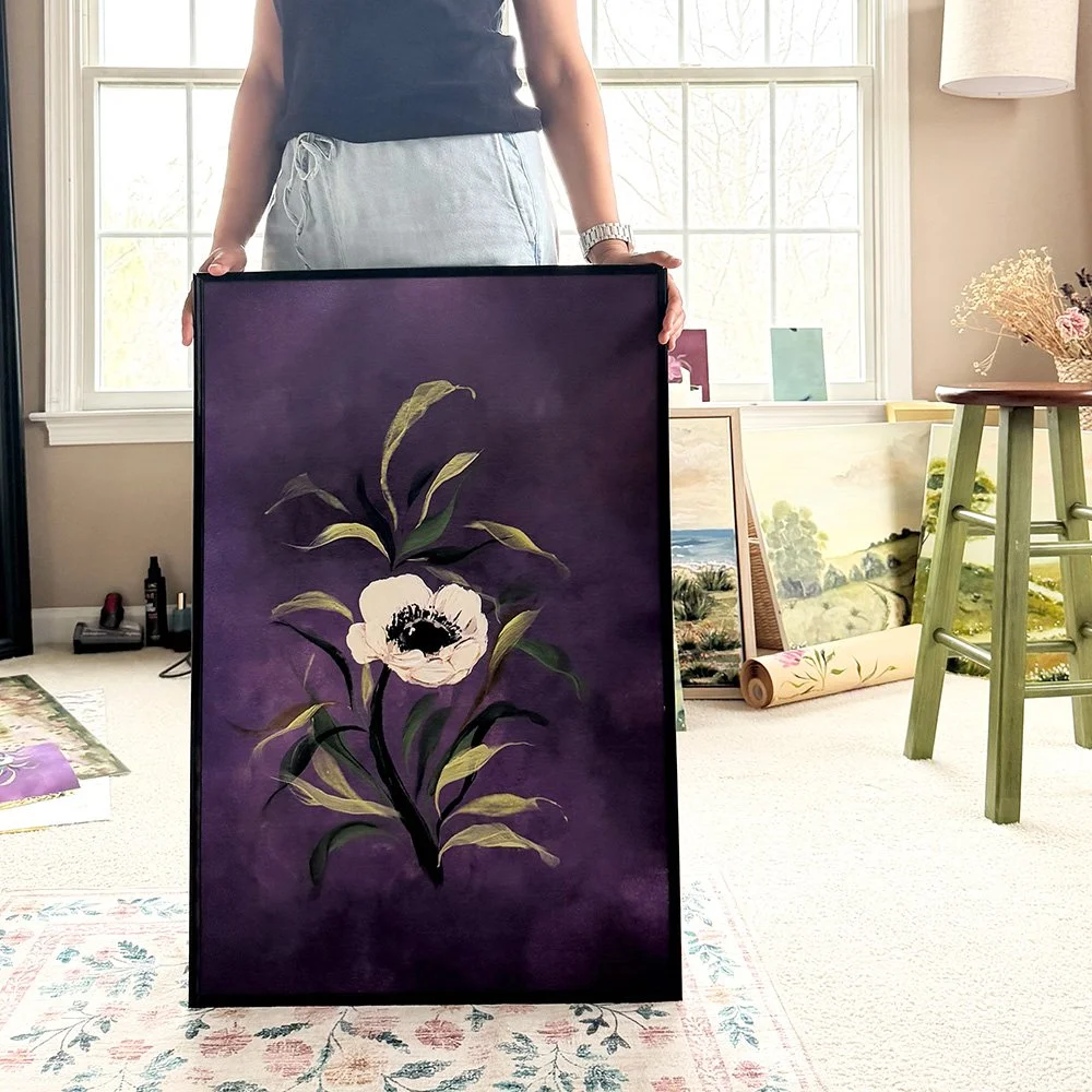 White ANemone on Biolet Background 20x30 print.jpg