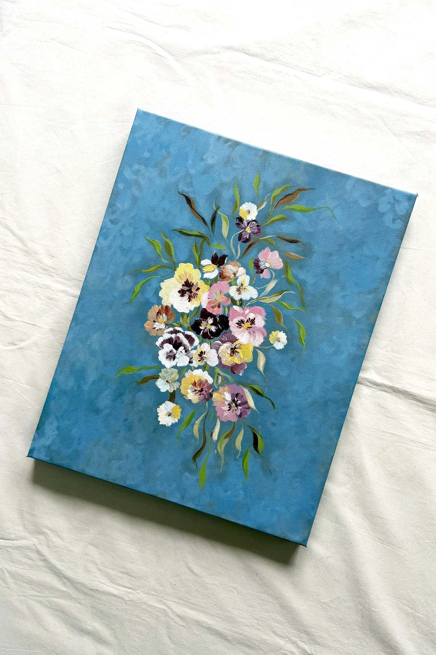 Moody botanical art with soft sfumato blending and atmospheric floral brushwork.