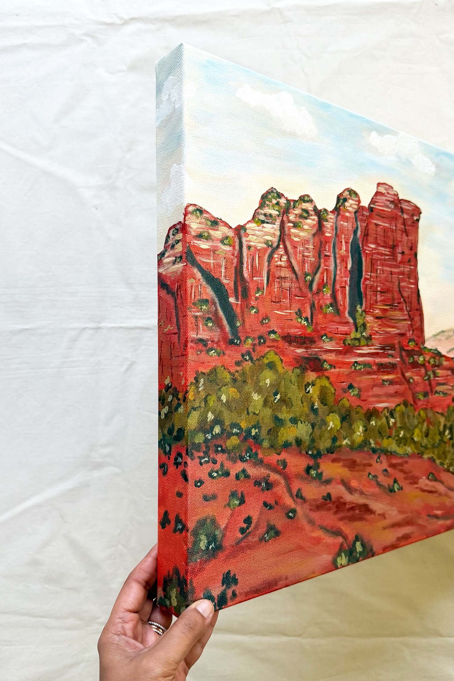 Sedona Cofee Pot Landscape Painting.jpg