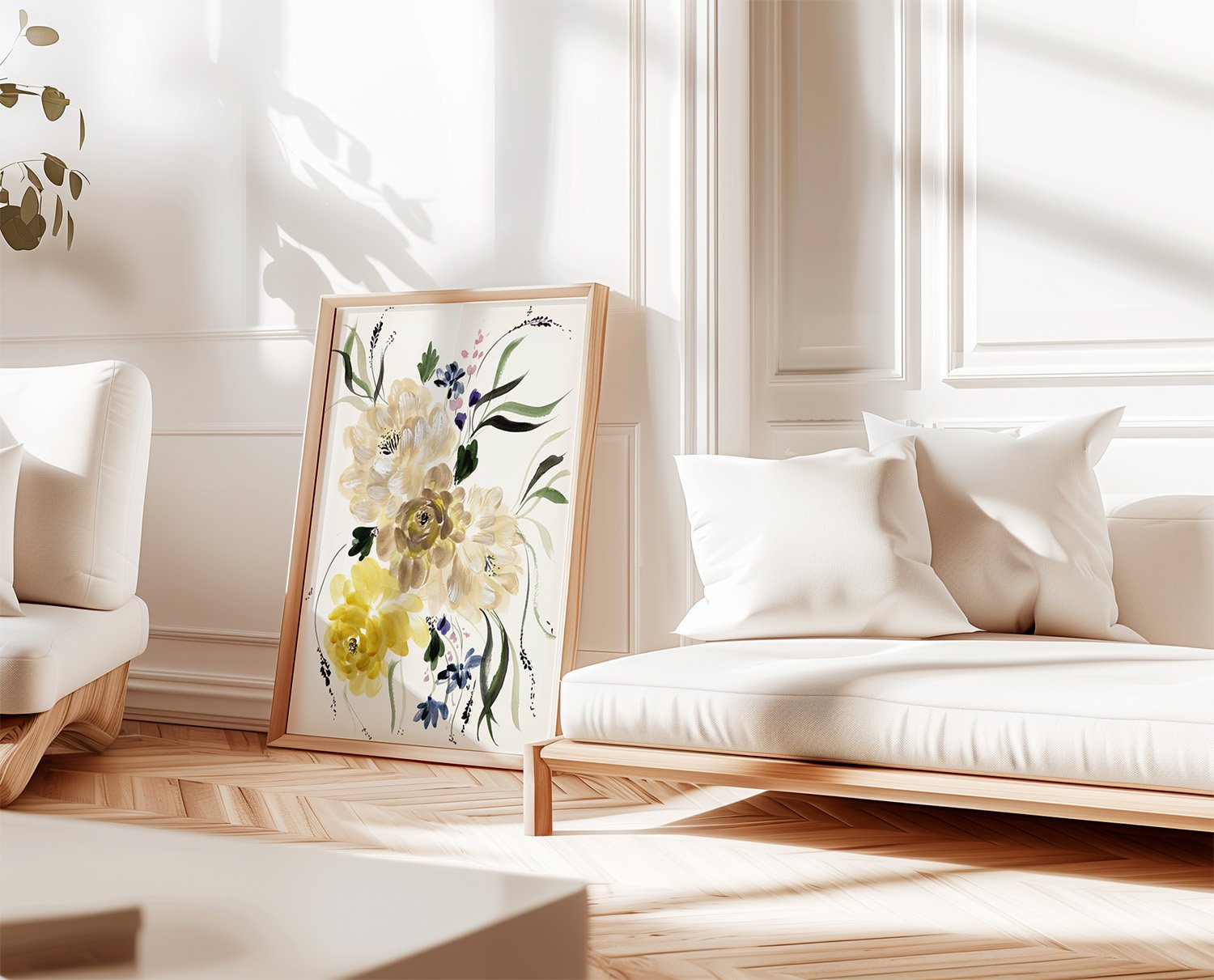 Mixed Bouquet Watercolor Art Print