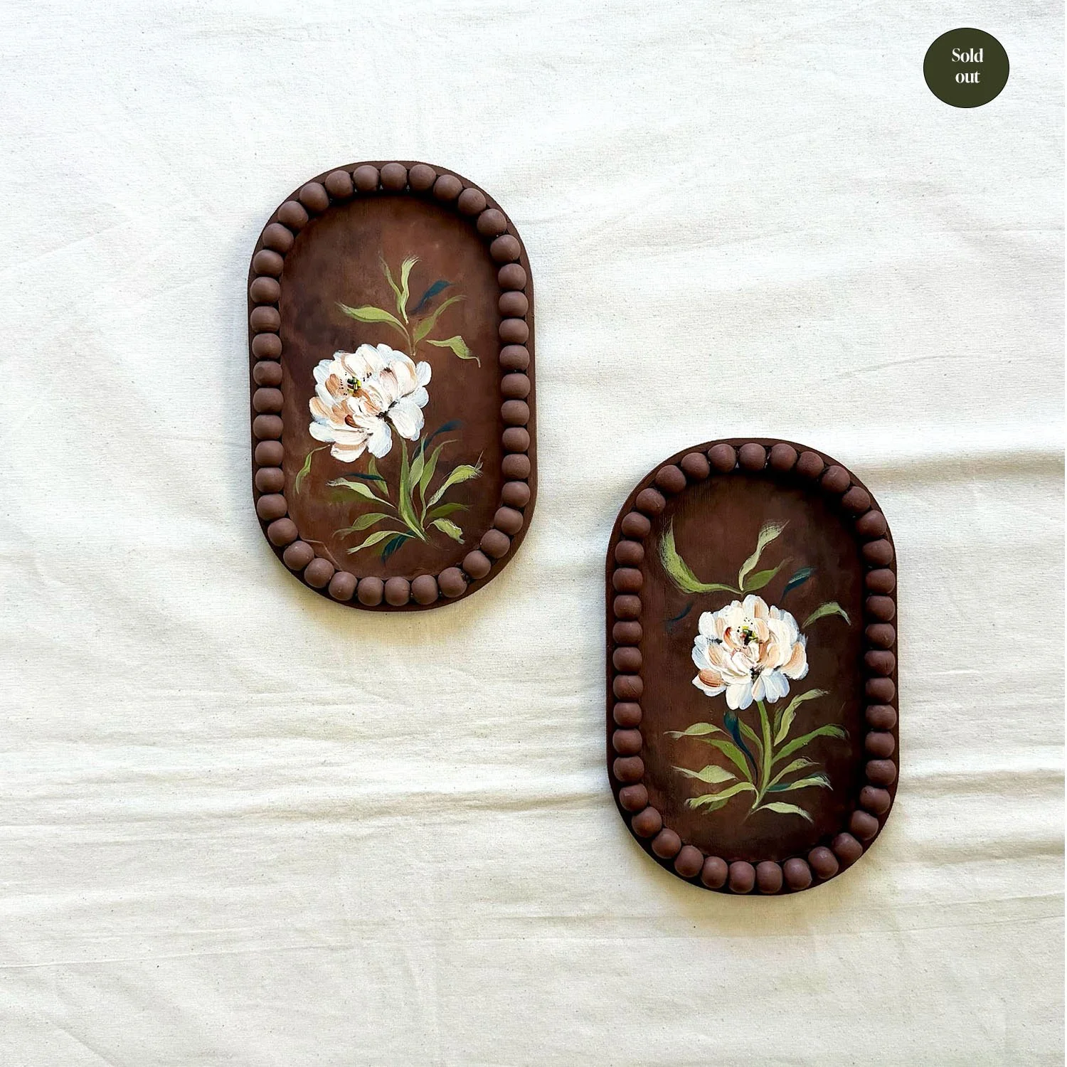 Midnight Blooms Diptych – Original Textured Floral Painting Set