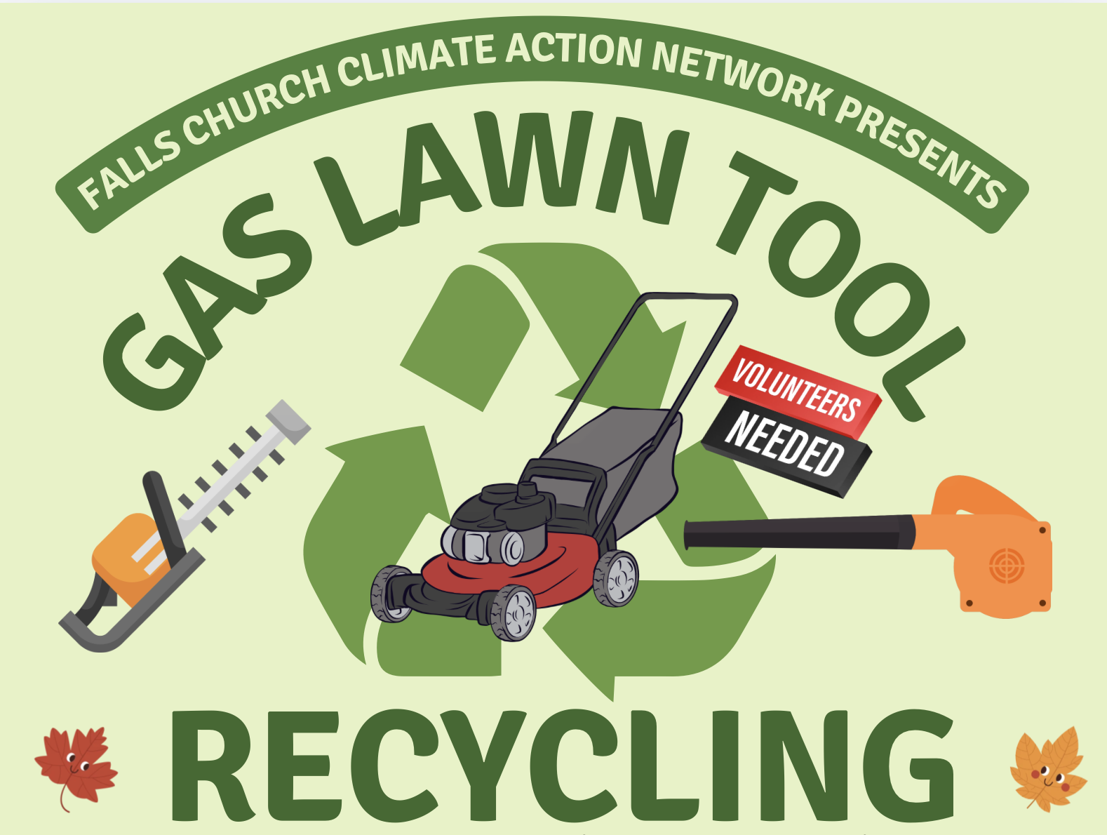 How to Recycle Your Gas Lawn Equipment on Oct. 3. 