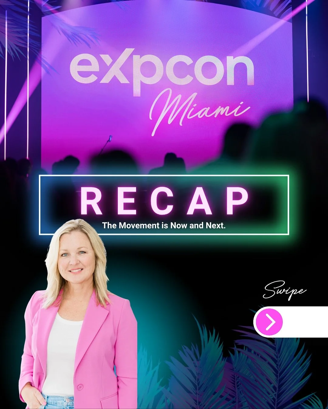 What an unbelievable week in Miami at #eXpCon2025 💥

Nearly 5,000 agents from 32 countries came together, learning, collaborating, and pushing the limits of what's possible. The energy was unreal.
Hearing from top producers, innovators, and visionar
