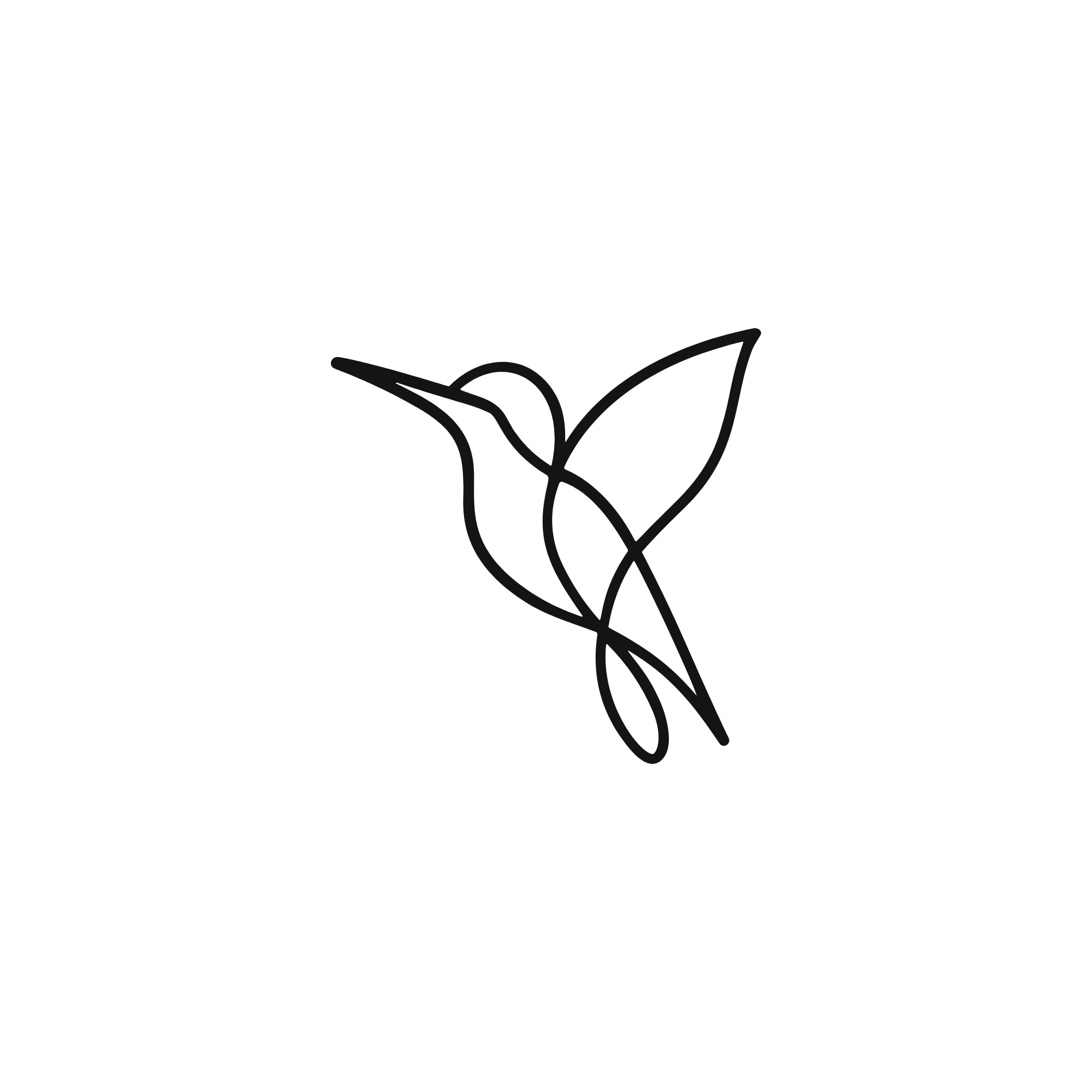 Outline of a sprouting plant with two leaves.