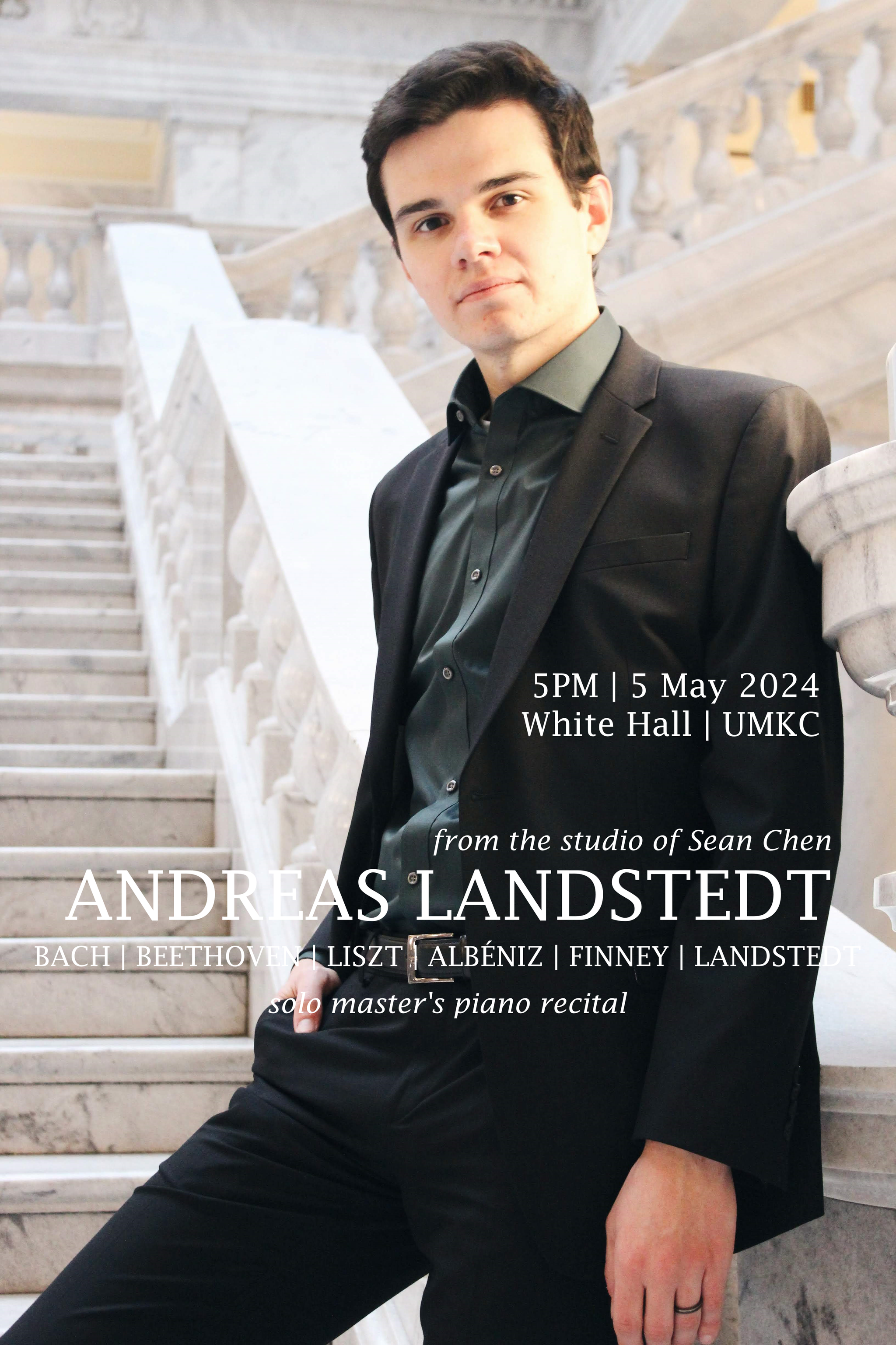 Andreas Landstedt, Graduate Degree Recital II 