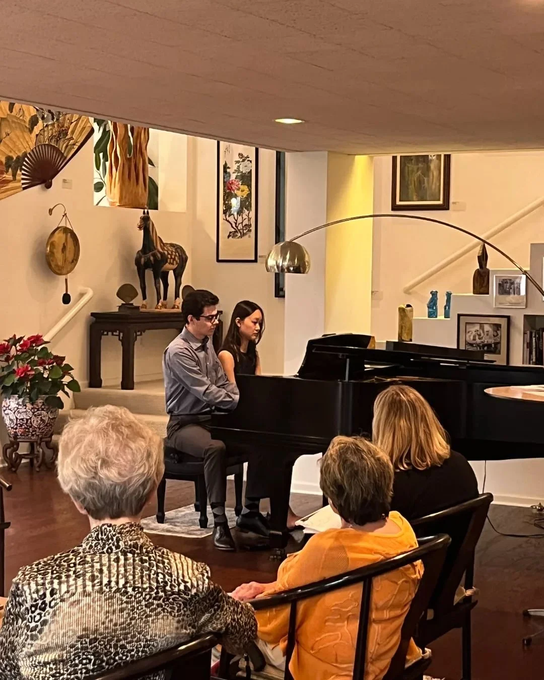 Thank you to the UMKC Conservatory Women's Committee for inviting us to perform for their final year meeting at the Diastole Scholar's Center! We were honored to perform Amy Beach and C&eacute;cile Chaminade for such a warm and inspiring audience. 

