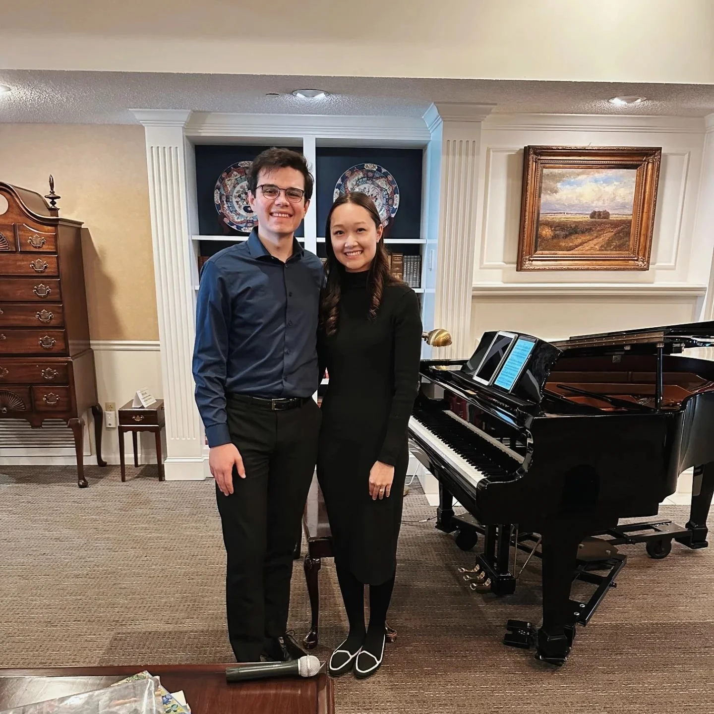 Thank you to Bishop Spencer Place for having us as guest performers yesterday! We loved playing our favorite four-hands suites to much warmth and laughter from your residents! 🍂