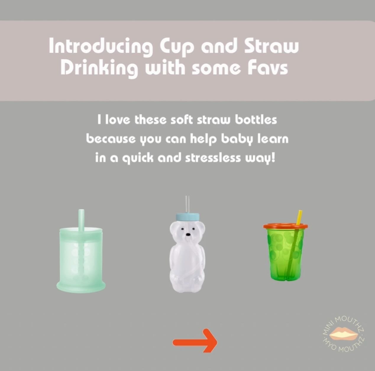 So your baby is ready to start drinking out of something besides a baby bottle? But you&rsquo;re not sure which one to pick or where to start?

I&rsquo;m here to help!

Naturally, your baby will round their lips around the straw to create a seal or u
