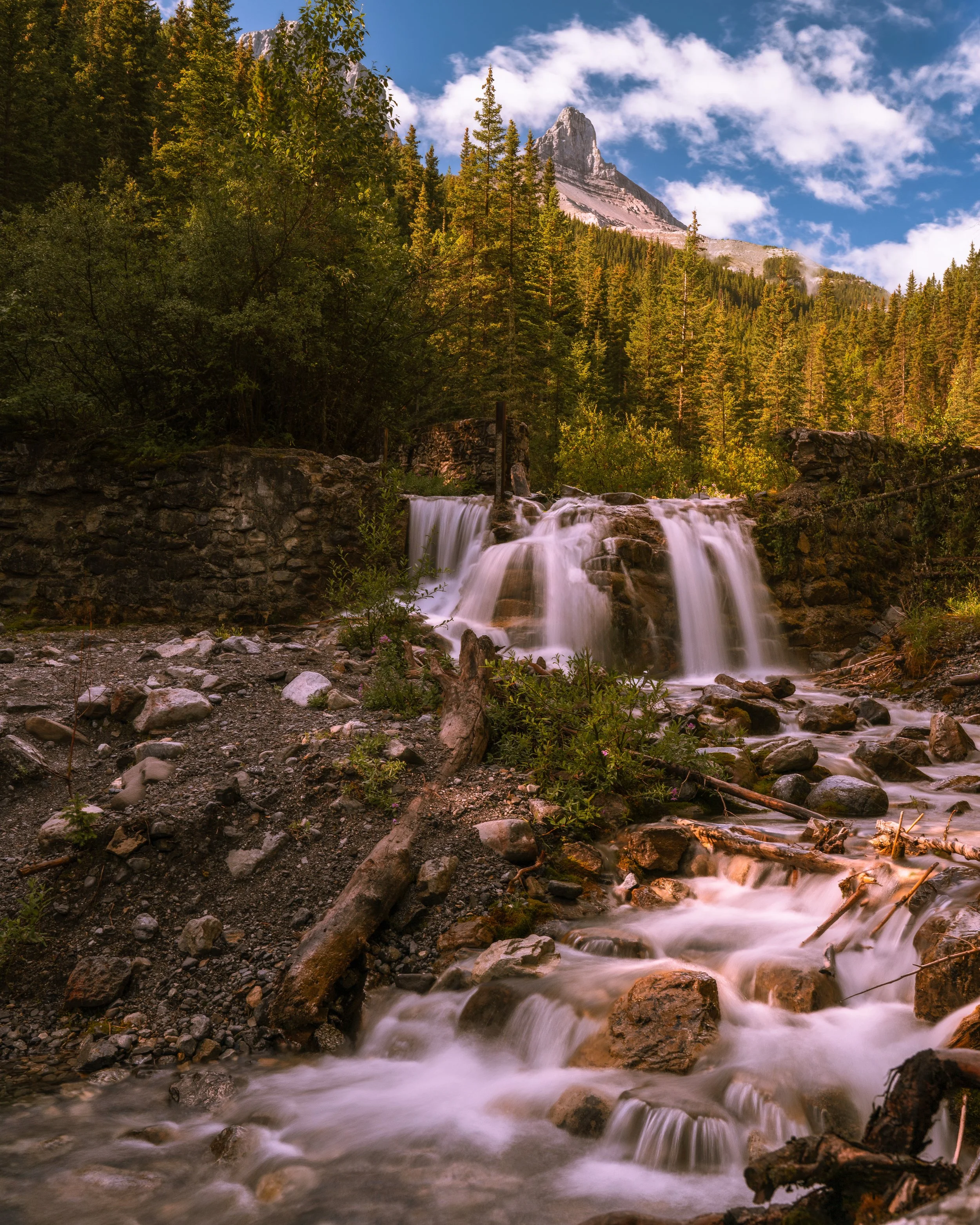 Three sisters, Canmore, Canada