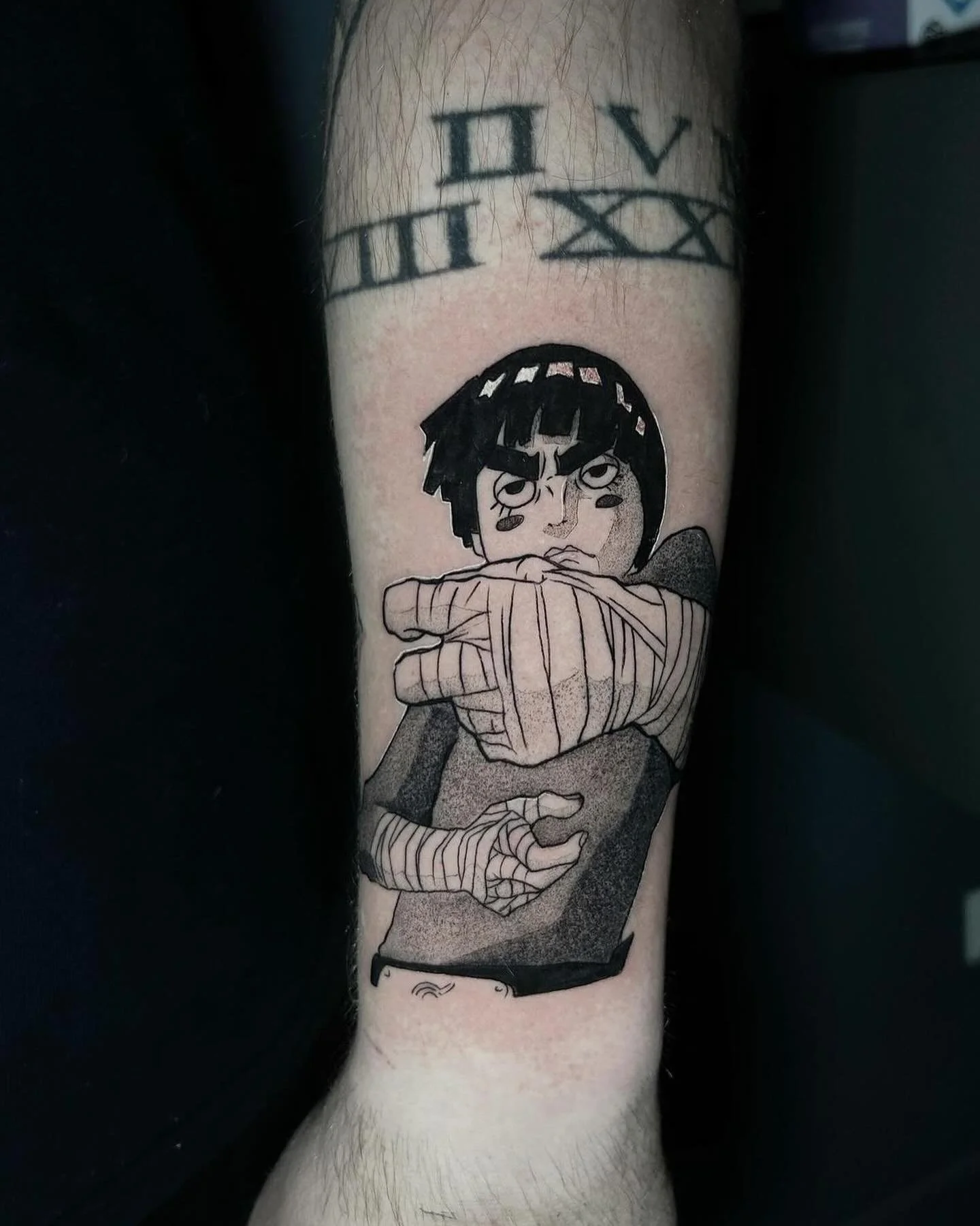 Rock Lee by @viridiana.tattoo