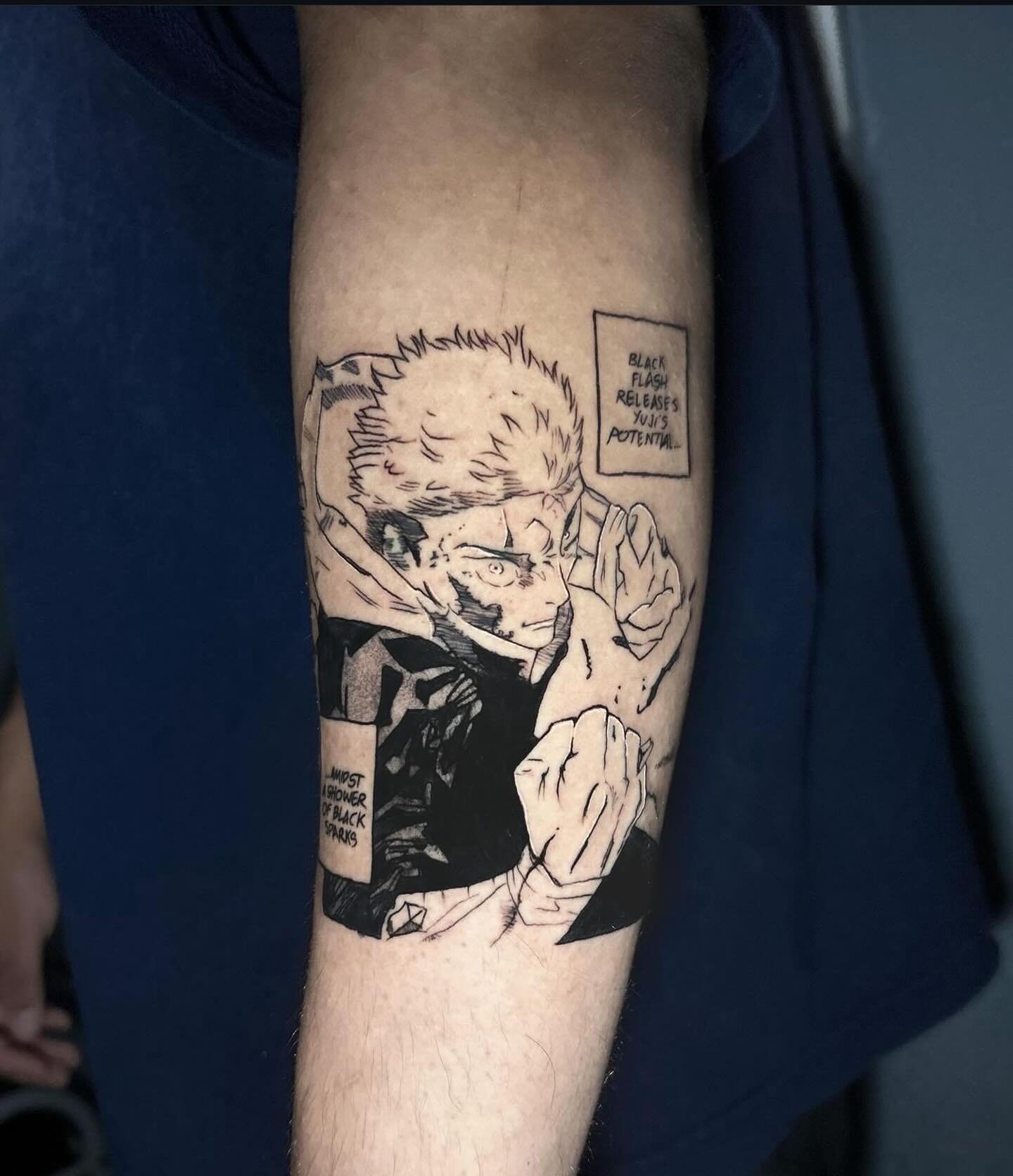 Yuji by @viridiana.tattoo