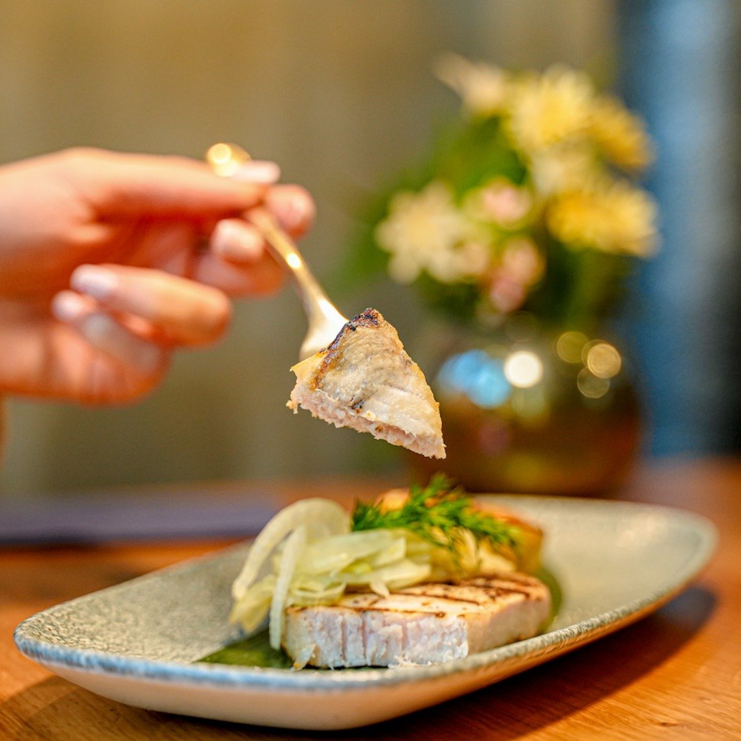 🔥🐟 Dive into our latest sensation: BBQ Swordfish, rocking pickled fennel &amp; dill vibes! 🌿

It's the ultimate flavour party you won't want to miss. Grab your fork and let's get this taste adventure started! 😋 

#NewDishAlert #BBQSwordfish #Tast