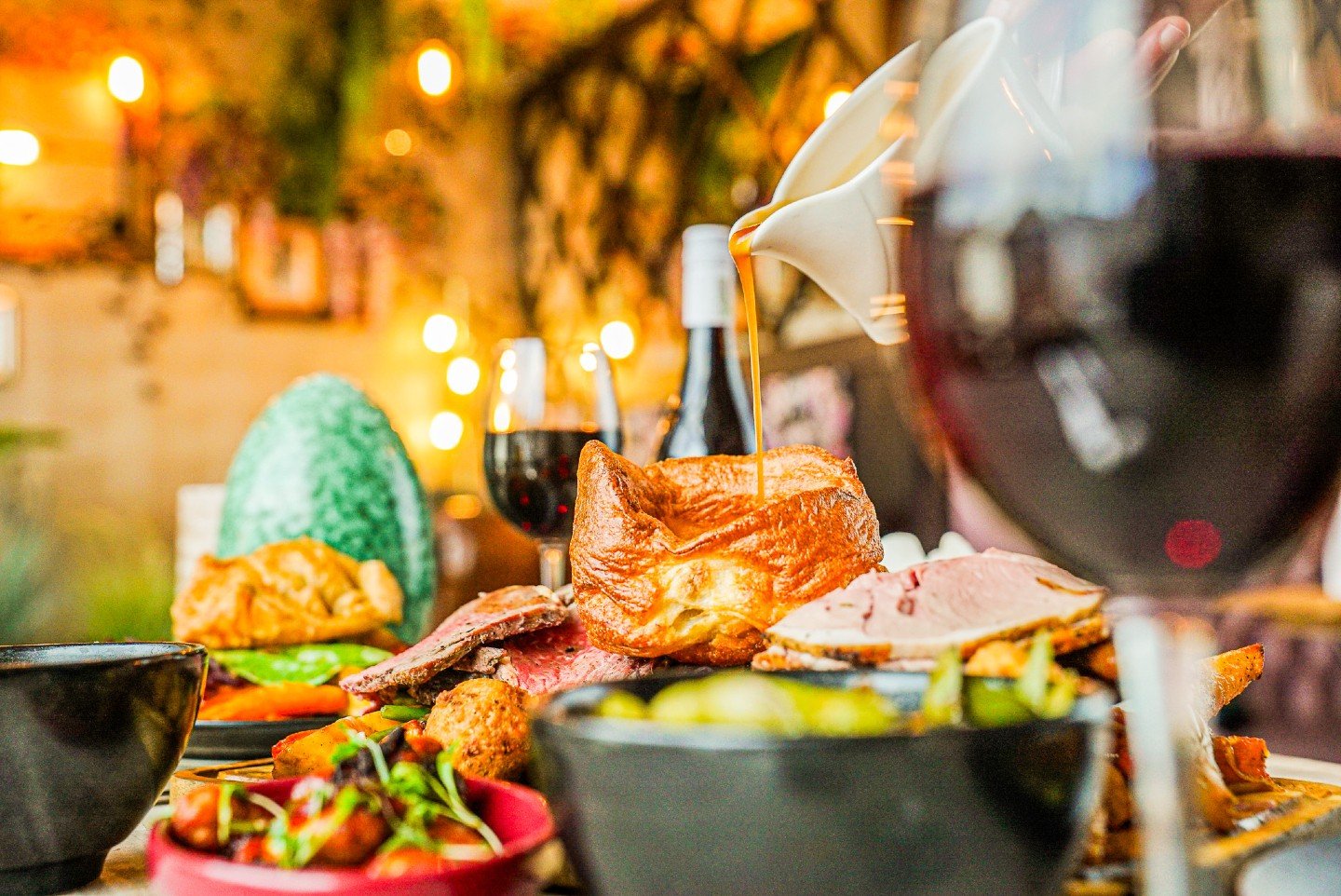 "Remember when Sunday roasts meant hours in the kitchen?

Yeah, we don't do that here. BAHA's got tender meats, genuine vegan options, and portions that leave everyone satisfied&mdash;not you exhausted.

Turn up. Eat. Enjoy the day off cooking.
