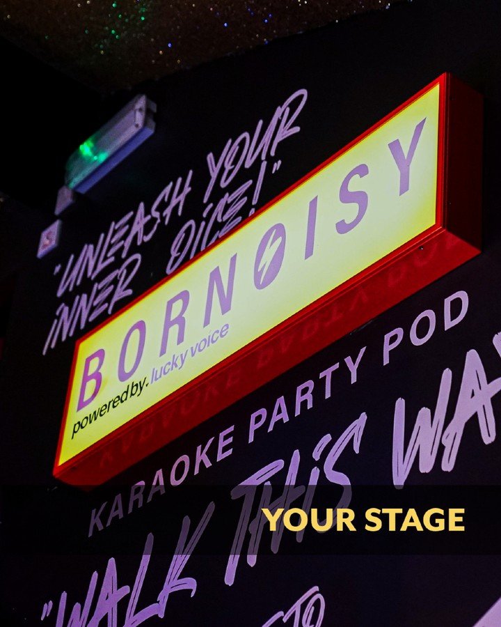 Bowness ultimate Private Karaoke experience - Sing you heart out

 Bornoisy gives you everything karaoke should be&mdash;your own exclusive pod, a massive playlist of 11,000+ songs, an unforgettable time, plus a chance to practice your favourite song