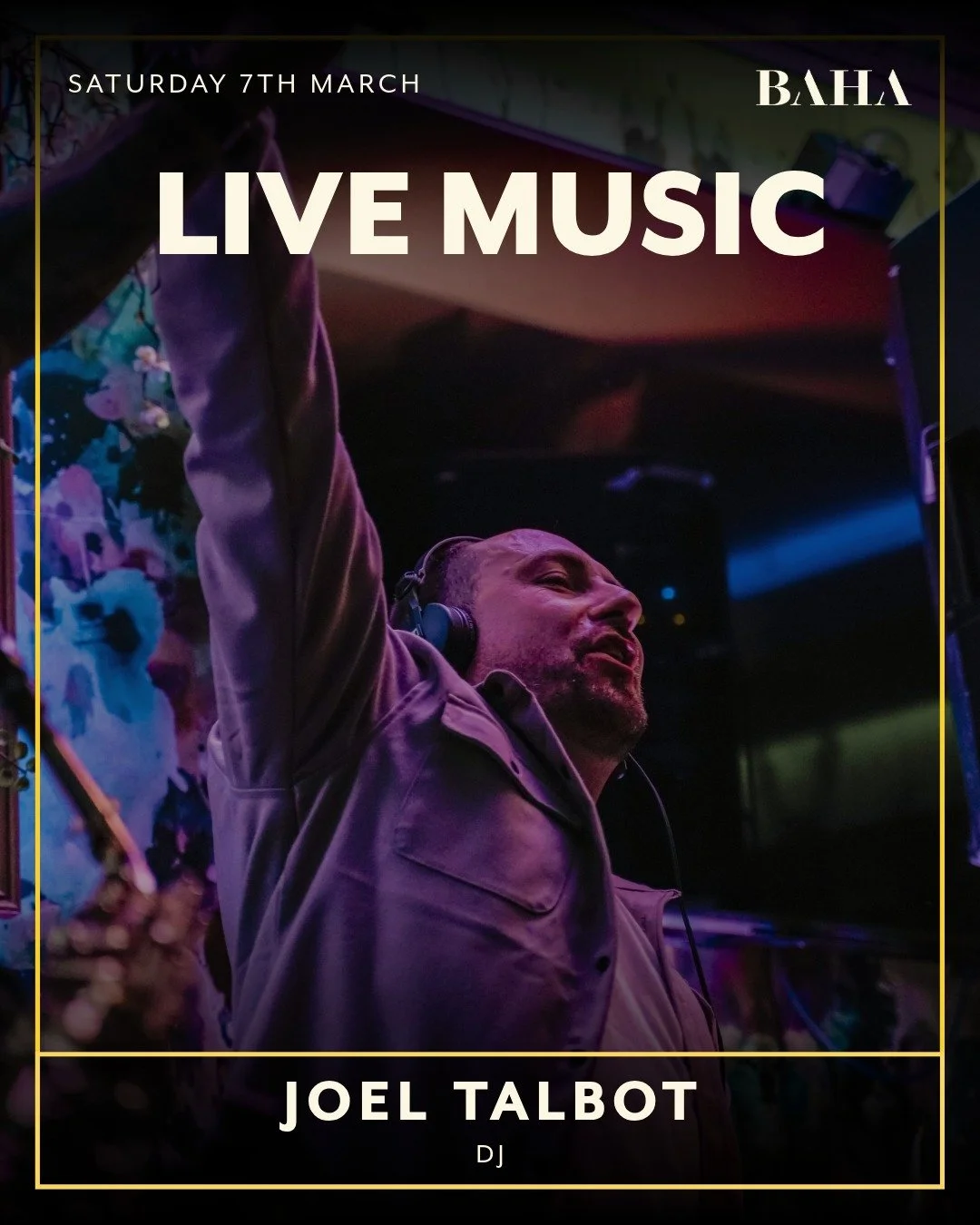 Why choose between great music, unreal food, and proper vibes when you can have ALL THREE? 🎸

Joel Talbot  bringing the energy TONIGHT at BAHA, and we've got the sizzling Asian BBQ and tiki cocktails to match. This is what Saturdays were invented fo