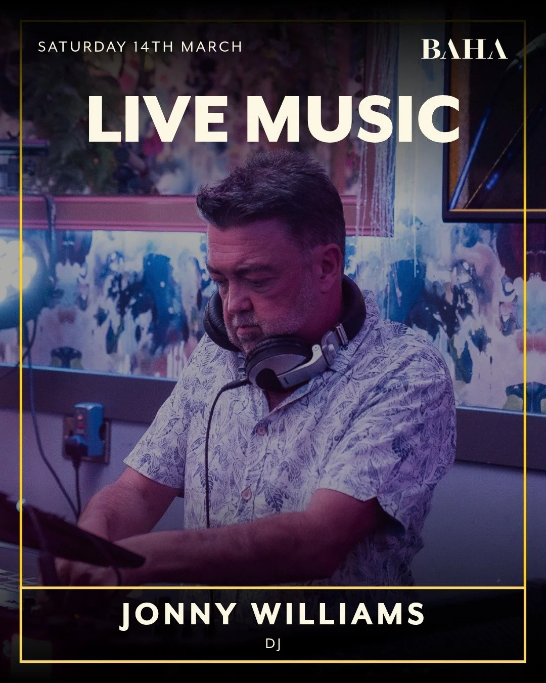 Live Music  tonight at BAHA | Jonny Williams | From 9pm

End your saturday with a BANG - incredible tunes, legendary cocktails and the best vibes in the Lakes!

FREE ENTRY! Tag your crew - tonight's going to set the tone for your entire weekend! ✨

m