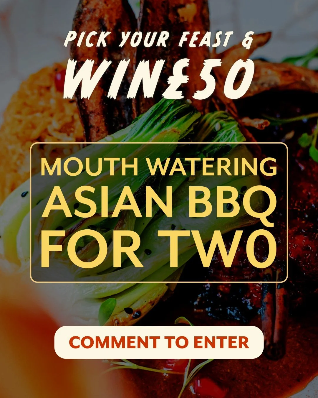 THE LAST CHANCE FEAST! 🥢🔥😭

This is it, Bowness! The final week of our Pick Your Feast giveaway. If you haven&rsquo;t entered yet, your time is running out to snag a &pound;50 voucher for the ultimate Asian BBQ experience.

The Monday announcement