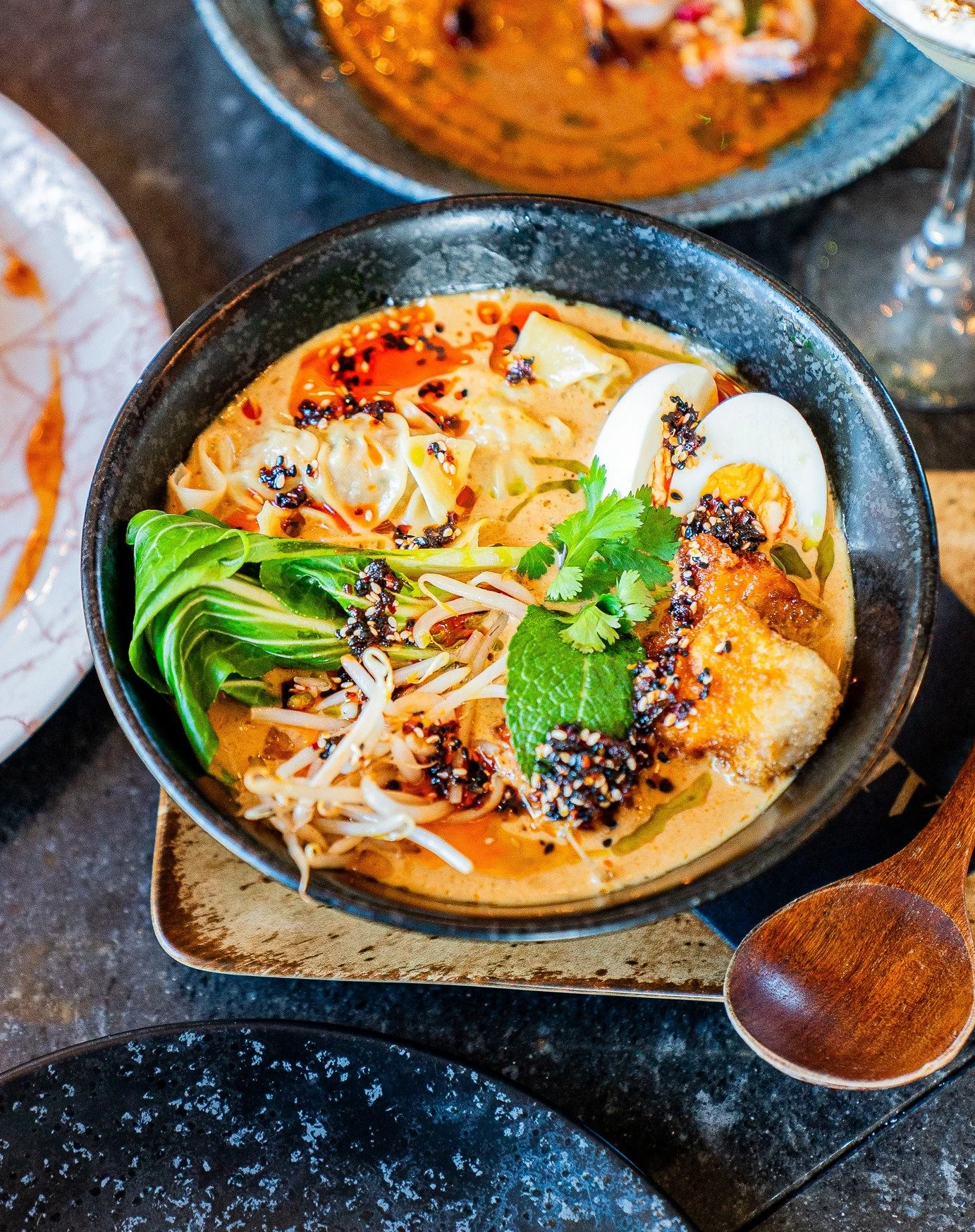 WARM SOUL. ASIAN FIRE. 🍜🔥

Looking for an intense hit of flavour? Meet our Dumpling Laksa Soup.

This is comfort food, reimagined. We&rsquo;ve packed a vibrant, aromatic broth with pork and prawn dumplings, puffed tofu, and fresh pak choi. Finished