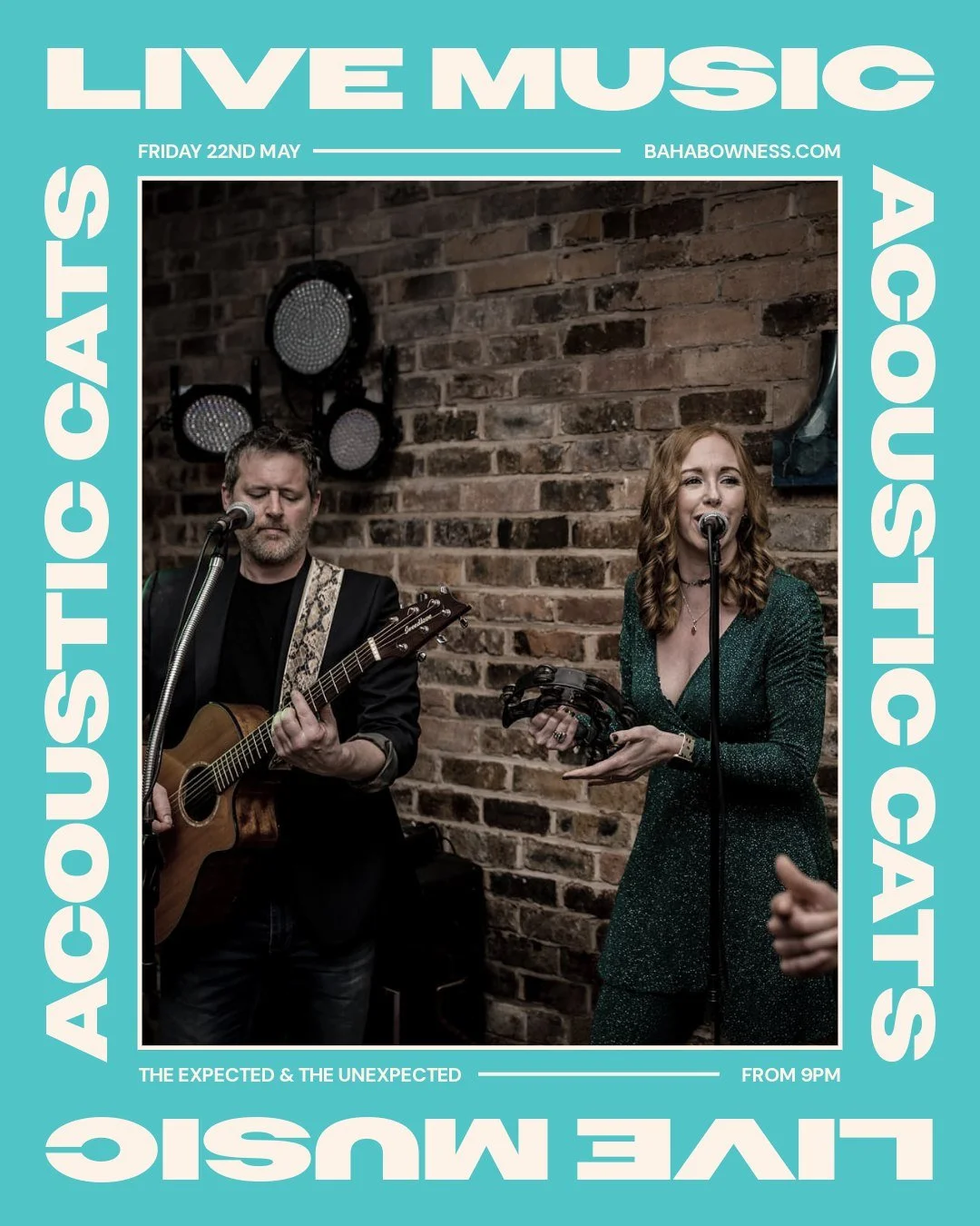 Live Music  tonight at BAHA | Acoustic cats | From 9pm

Start your  weekend with a BANG - incredible tunes, legendary cocktails and the best vibes in the Lakes!

FREE ENTRY! Tag your crew - tonight's going to set the tone for your entire weekend! ✨

