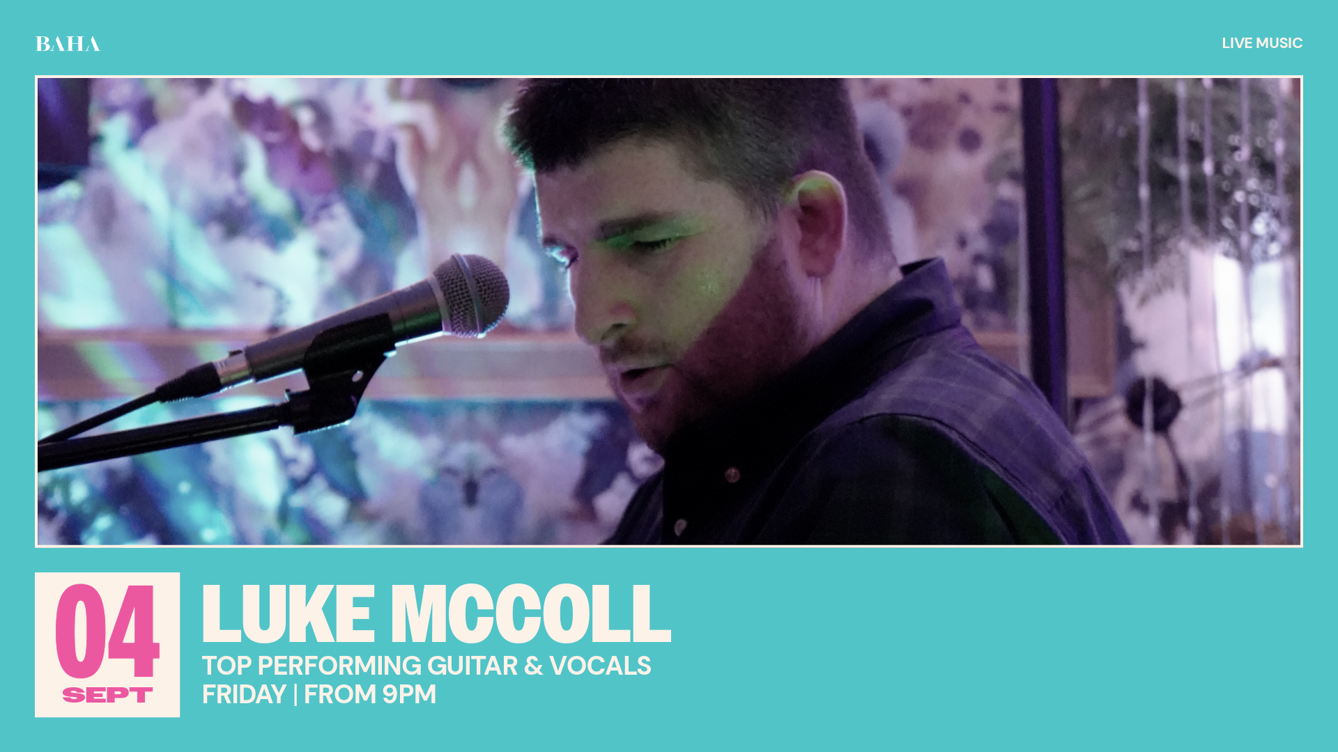 BA-LIVE MUSIC-LUKE MCCOLL 4 SEPTEMBER-