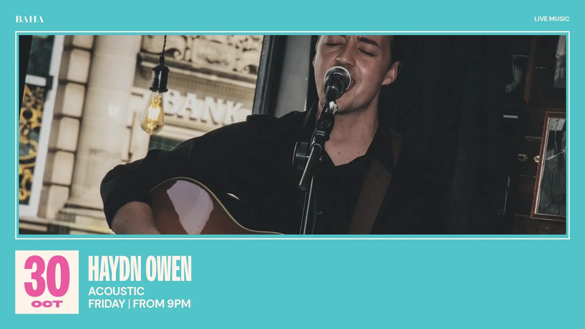 BA-LIVE MUSIC-HAYDN OWEN 30 OCTOBER-